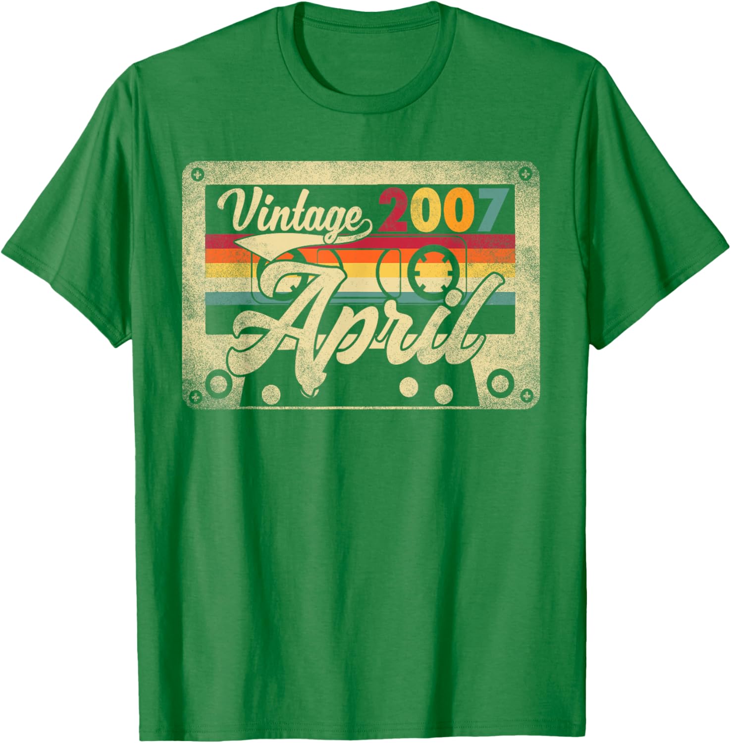 Funny Vintage April 2007 18th Birthday Retro T-Shirt for Celebration - 15