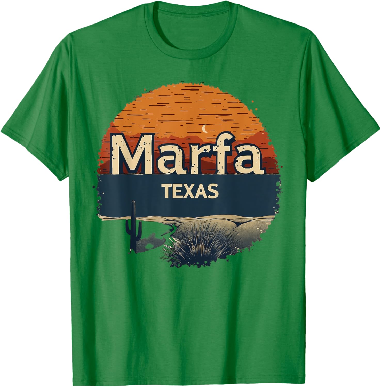 Marfa Texas Desert Sunset Graphic Tee - Stylish Casual Wear for All - 6