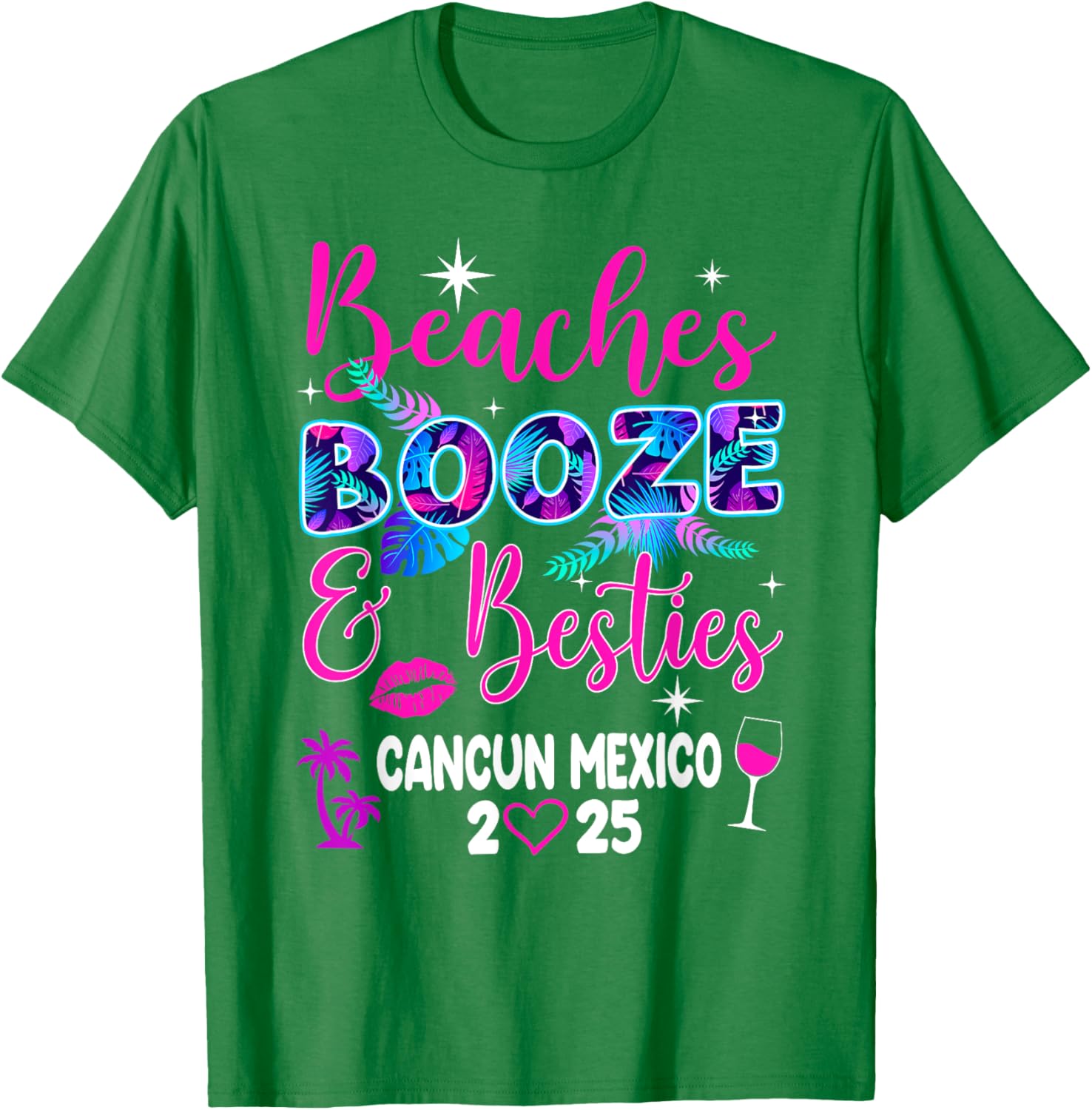 Girls Trip Weekend Cancun T-Shirt for Beaches, Booze, and Besties 2025 - 7