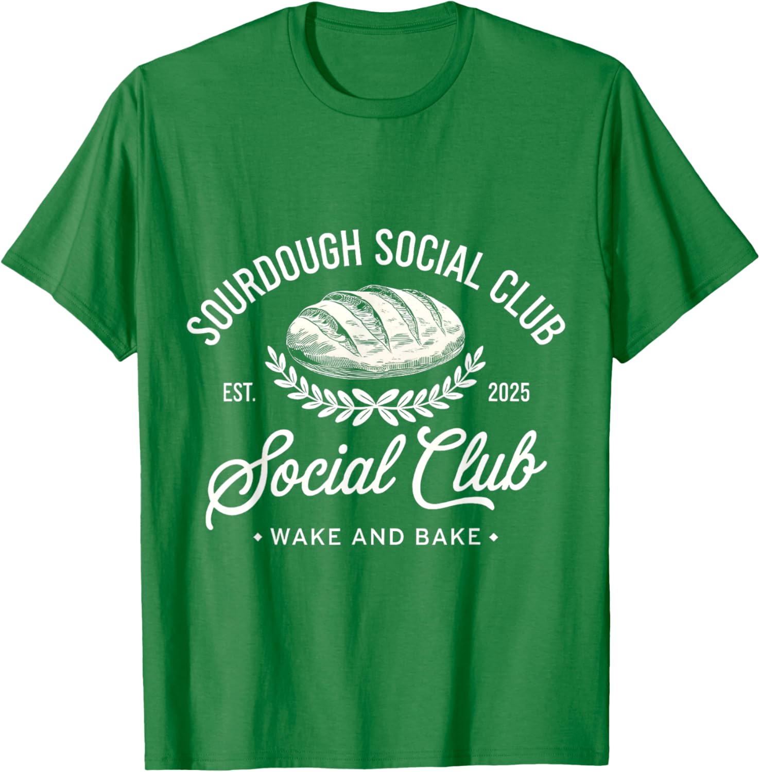 Sourdough Social Club Wake and Bake Retro Design T-Shirt for Fans - 23