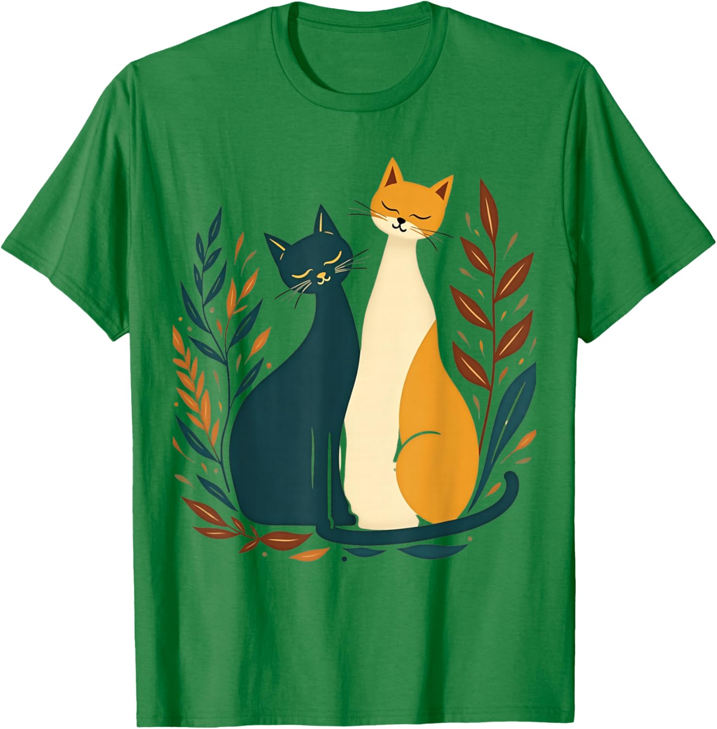 Vintage Mid-Century Modern Cat T-Shirt 50s 60s Retro Style Apparel - 12