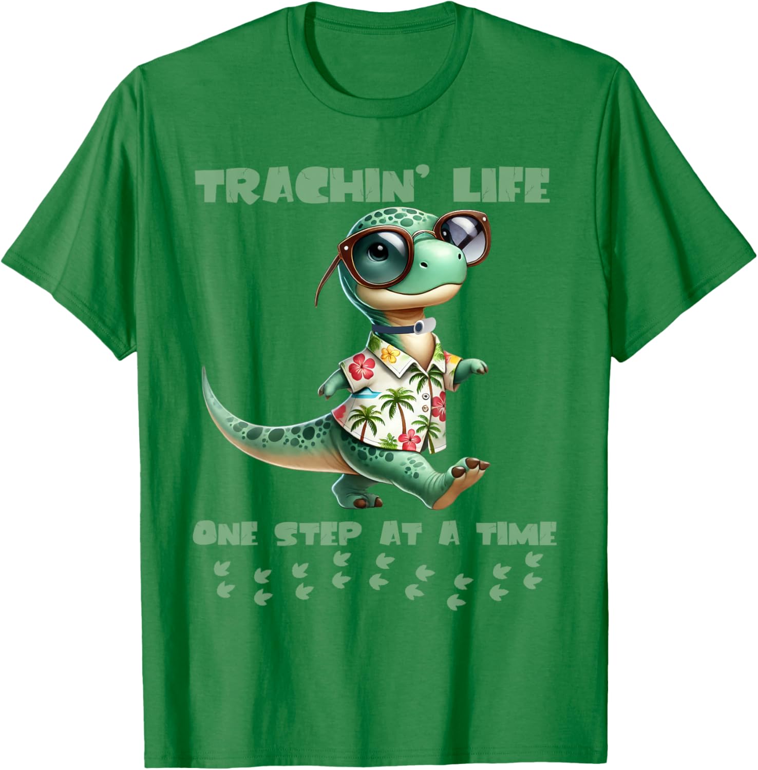 Trachin Life One Step at a Time Tracheostomy Awareness T-Shirt - 5