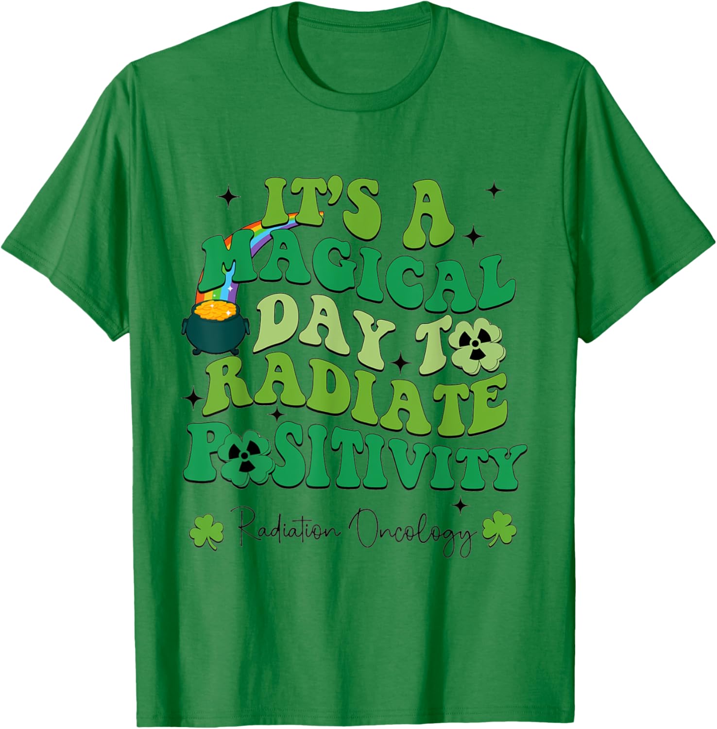 Radiate Positivity with Our Magical St Patricks Radiation Oncology T-Shirt - 8