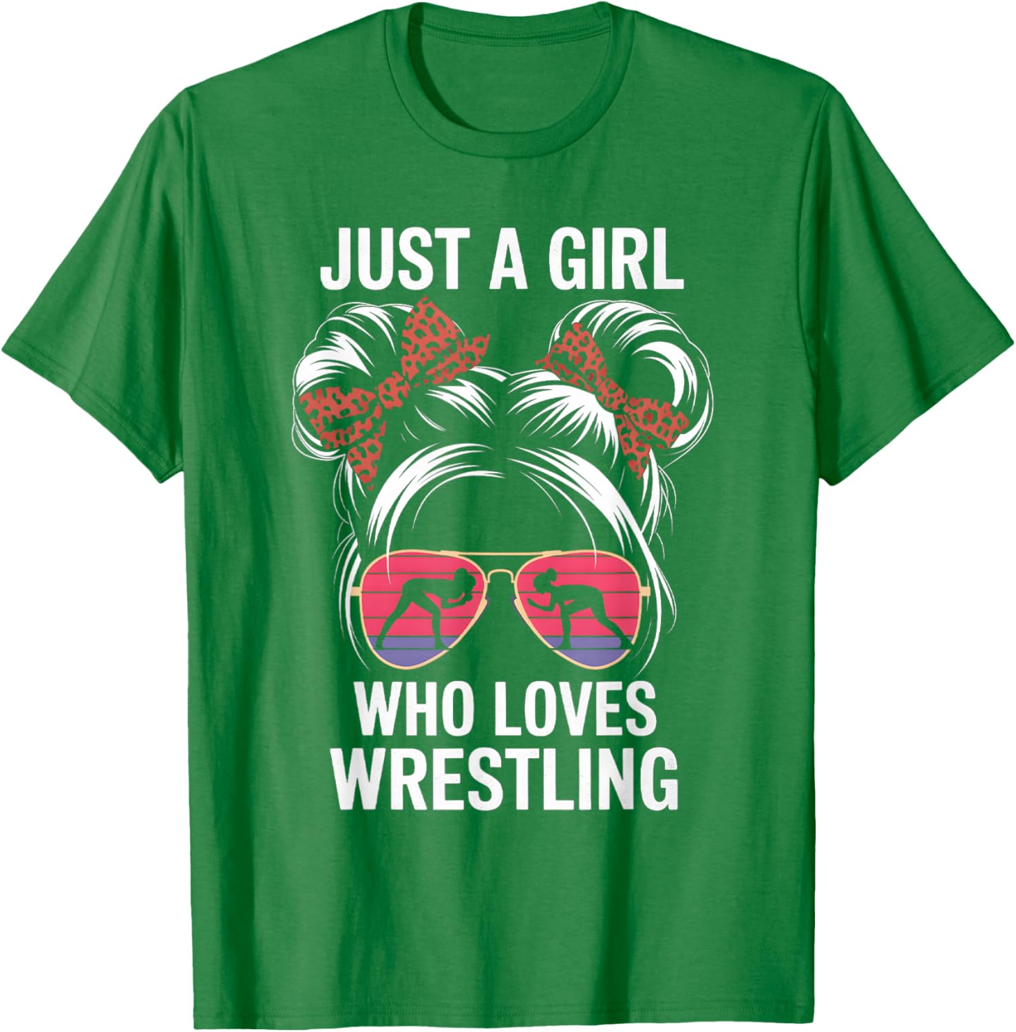 Just a Girl Who Loves Wrestling T-Shirt for Girls - Perfect Gift for Fans - 14