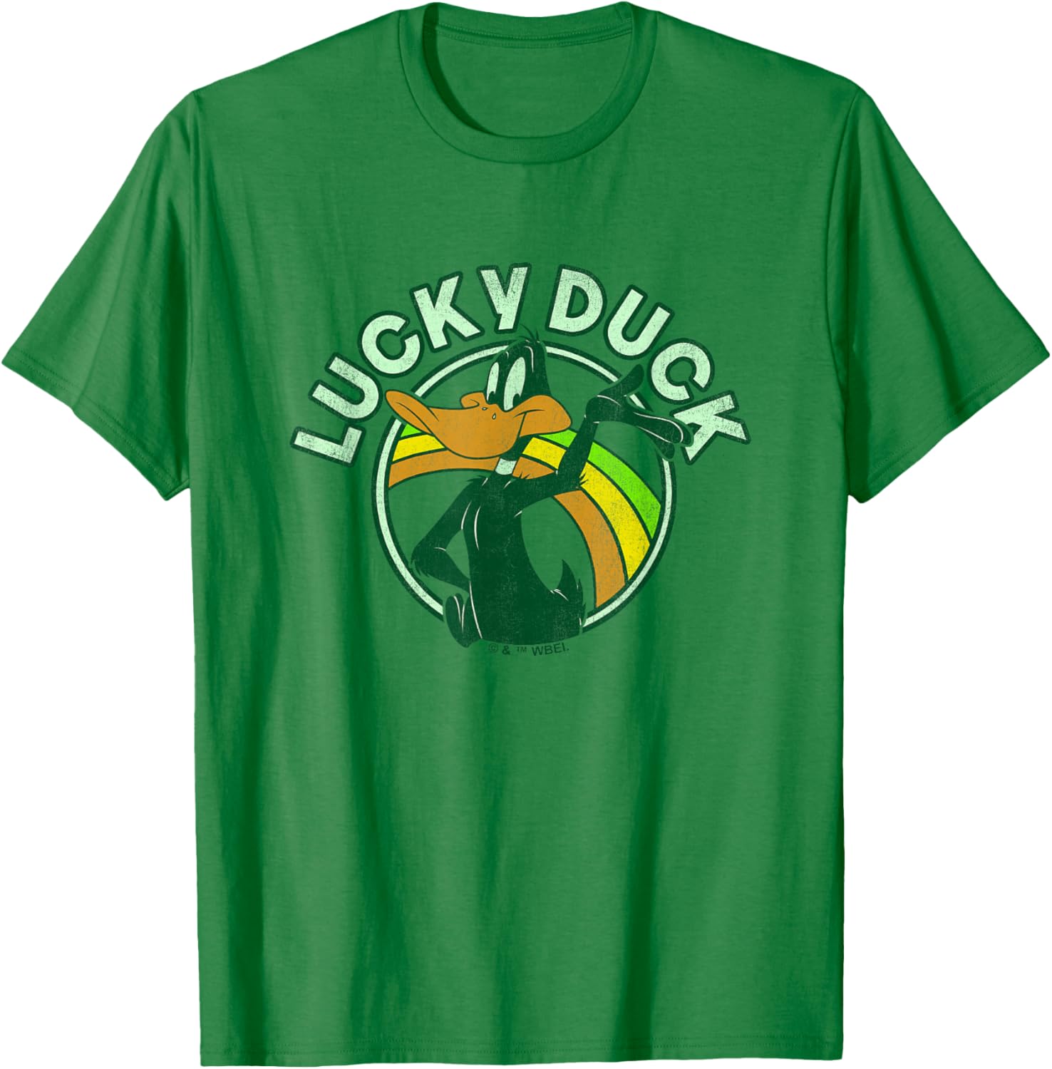 Retro Daffy Duck St. Patrick's Day T-Shirt for Fun Celebrations - 11