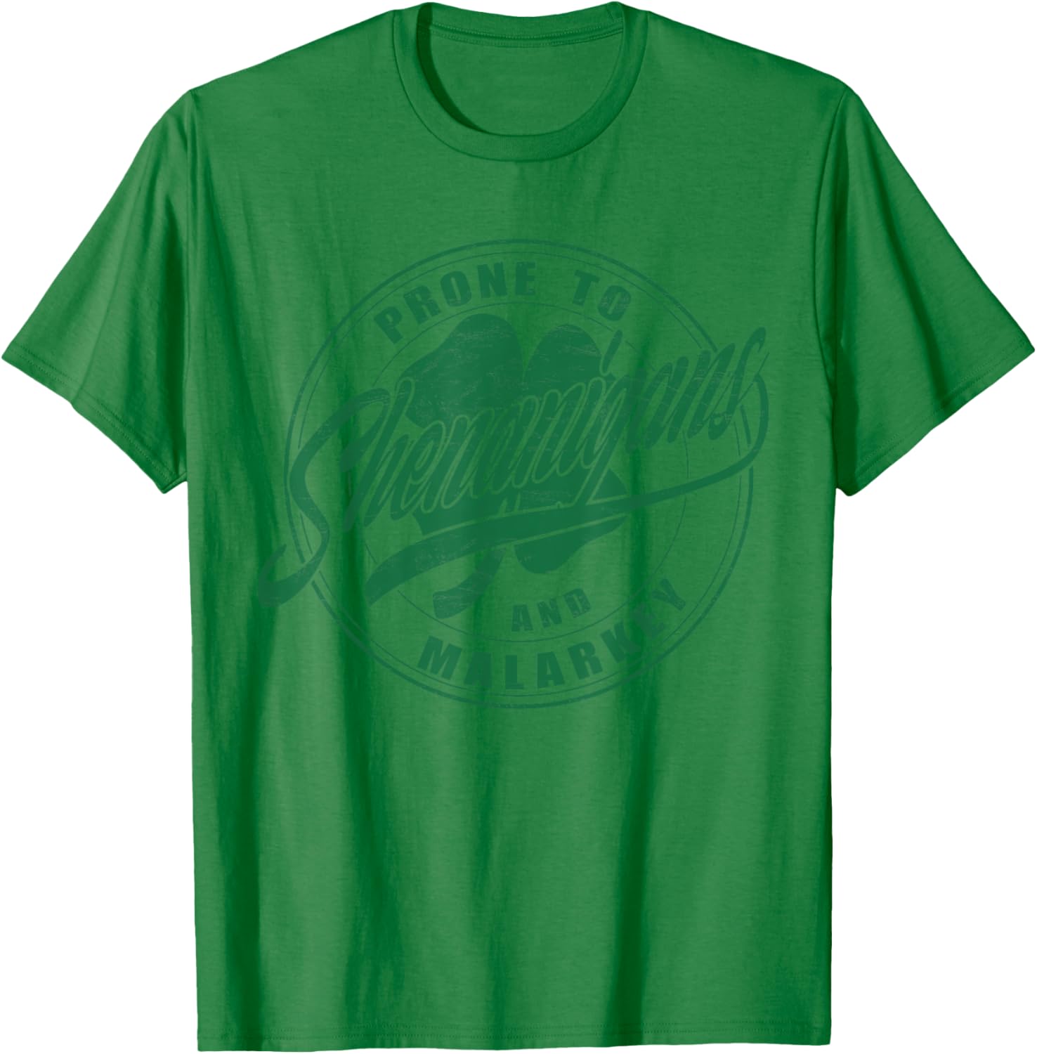 Prone to Shenanigans St Patrick's Day Clover T-Shirt for Fun Celebrations - 8