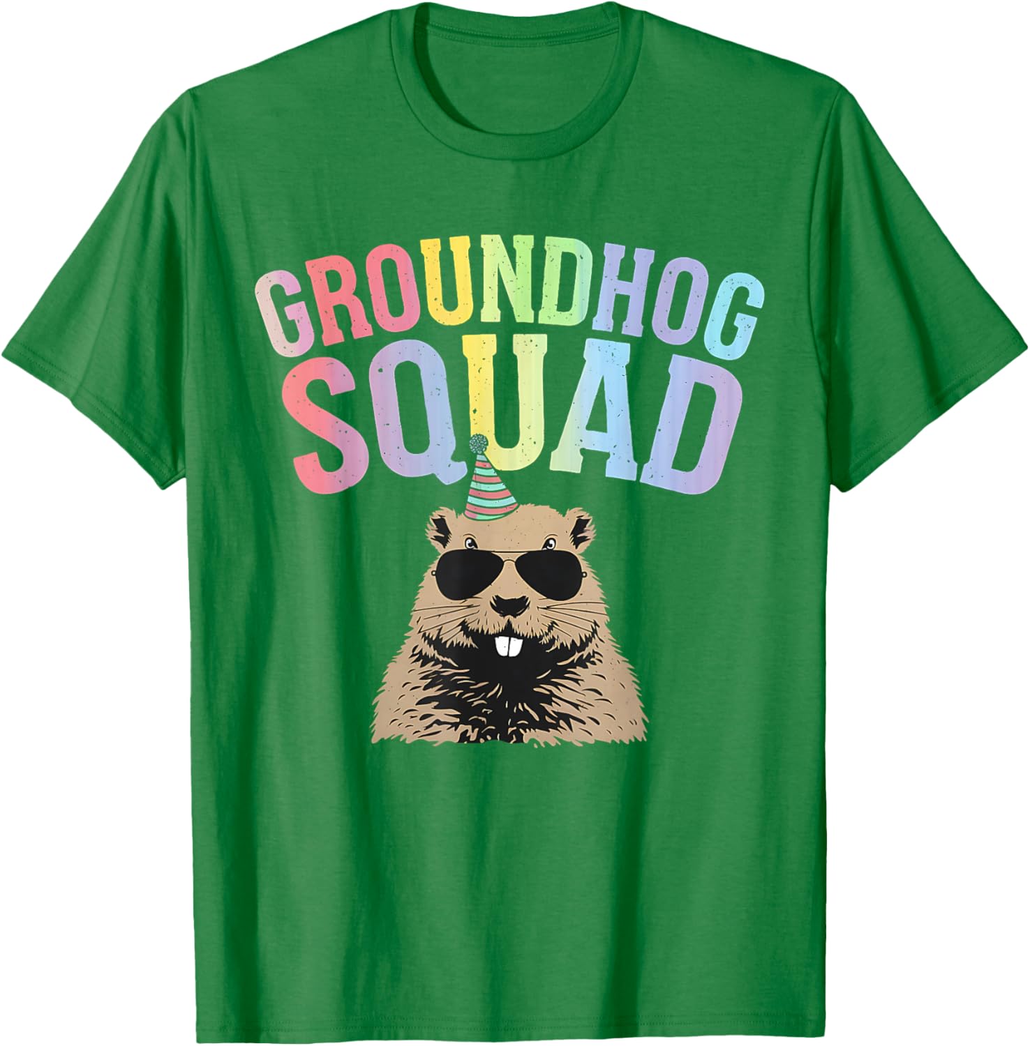Funny Groundhog Squad T-Shirt for Happy Groundhog Day Family Fun - 26