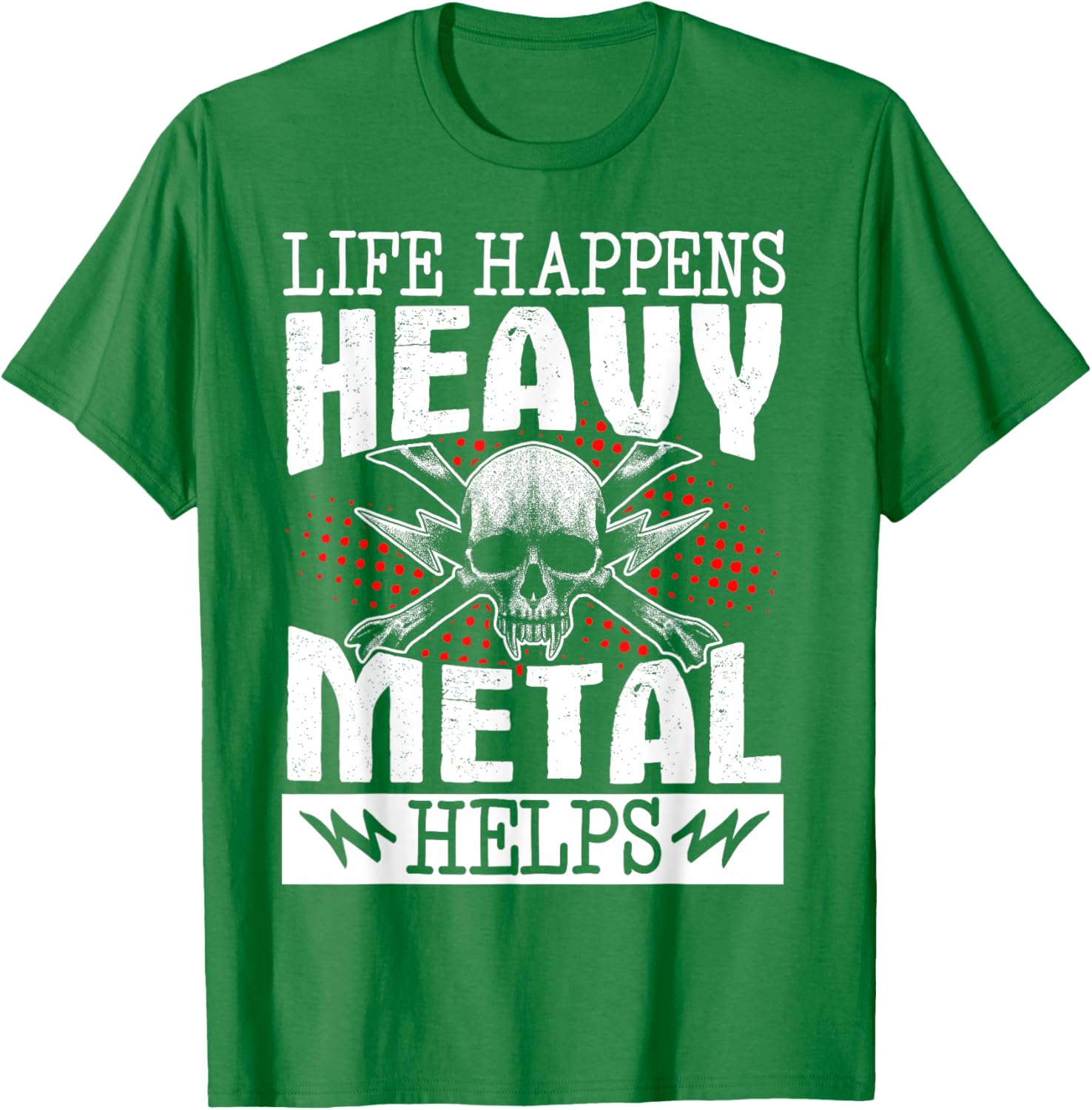 Heavy Metal Helps T-Shirt for Music Lovers - Fun Casual Wear - 14