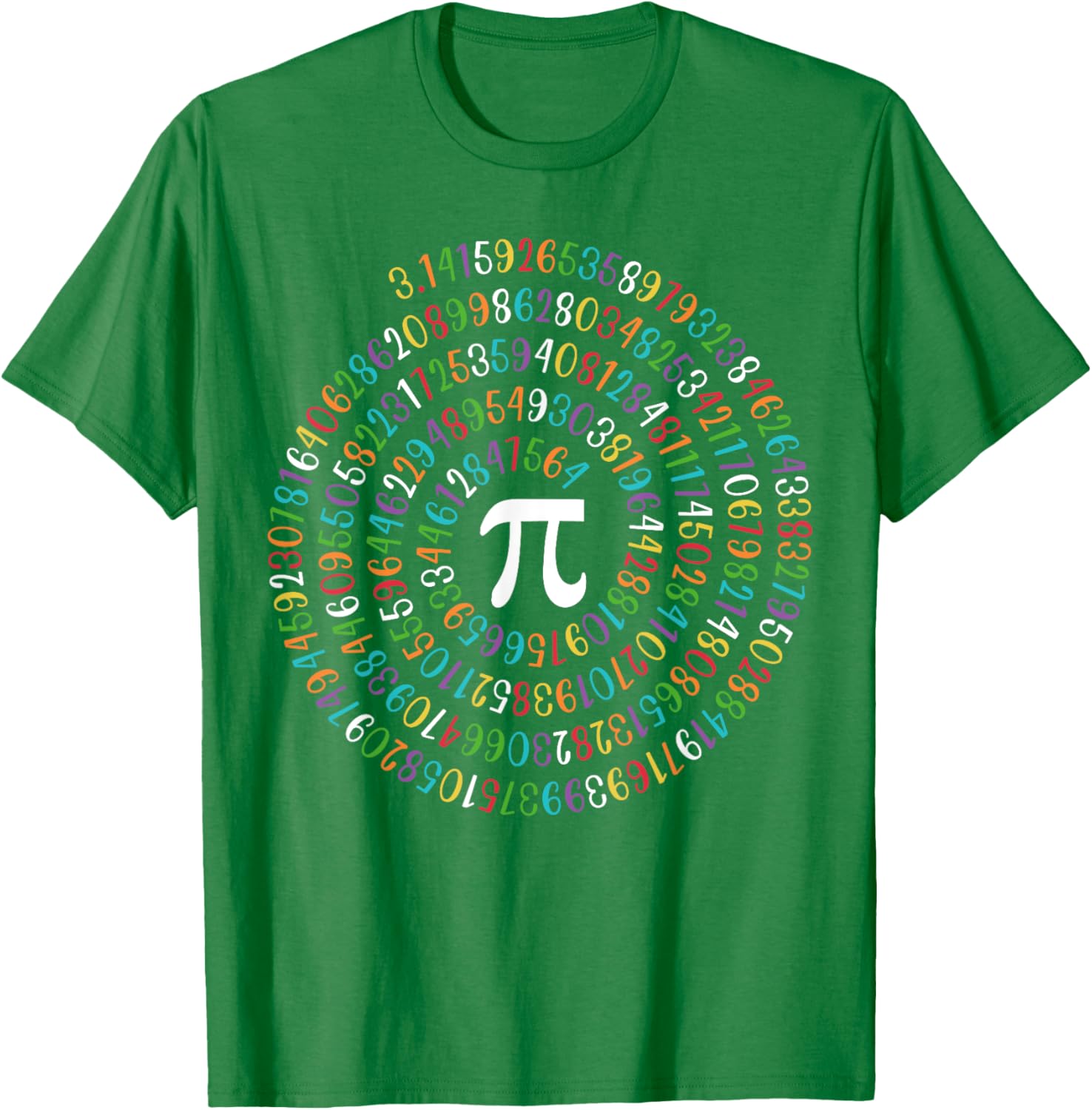 Happy Pi Day Spiral Math T-Shirt for Math Lovers 3.14 Humor - 1