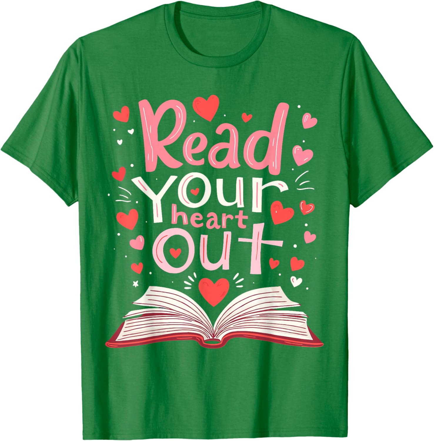 Read Your Heart Out Teacher Valentine's Day T-Shirt for Book Lovers - 14