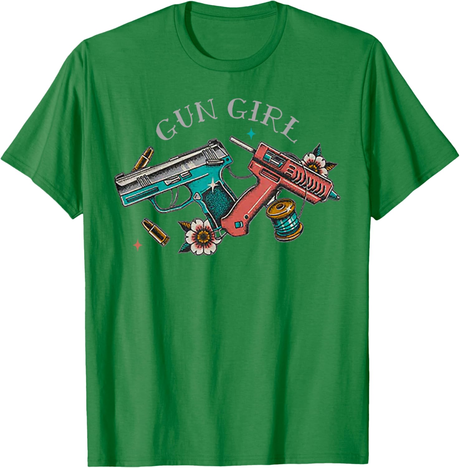 Gun Girl T-Shirt for Women - Stylish Clothing with Bold Graphic Design - 3