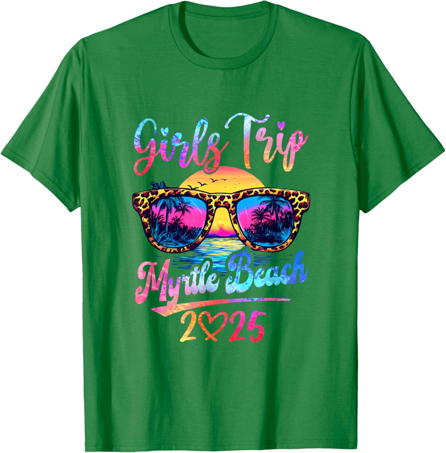 Girls Trip Myrtle Beach 2025 Matching Women's Summer Vacation T-Shirt - 11