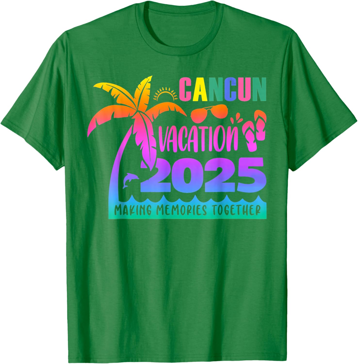 Cancun Vacation 2025 Summer Memories T-Shirt for Family Fun - 17