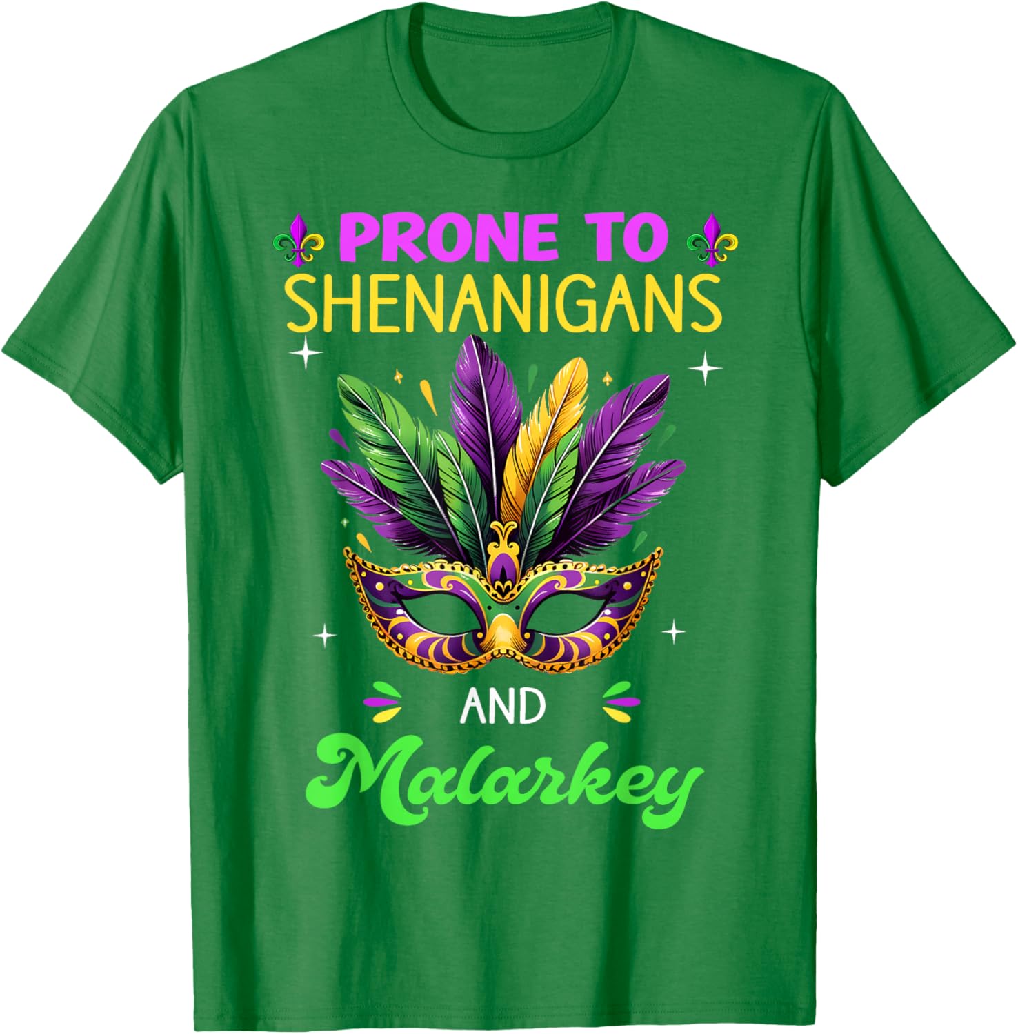 Mardi Gras Shenanigans T-Shirt for Men and Women - New Orleans Carnival Fun - 14