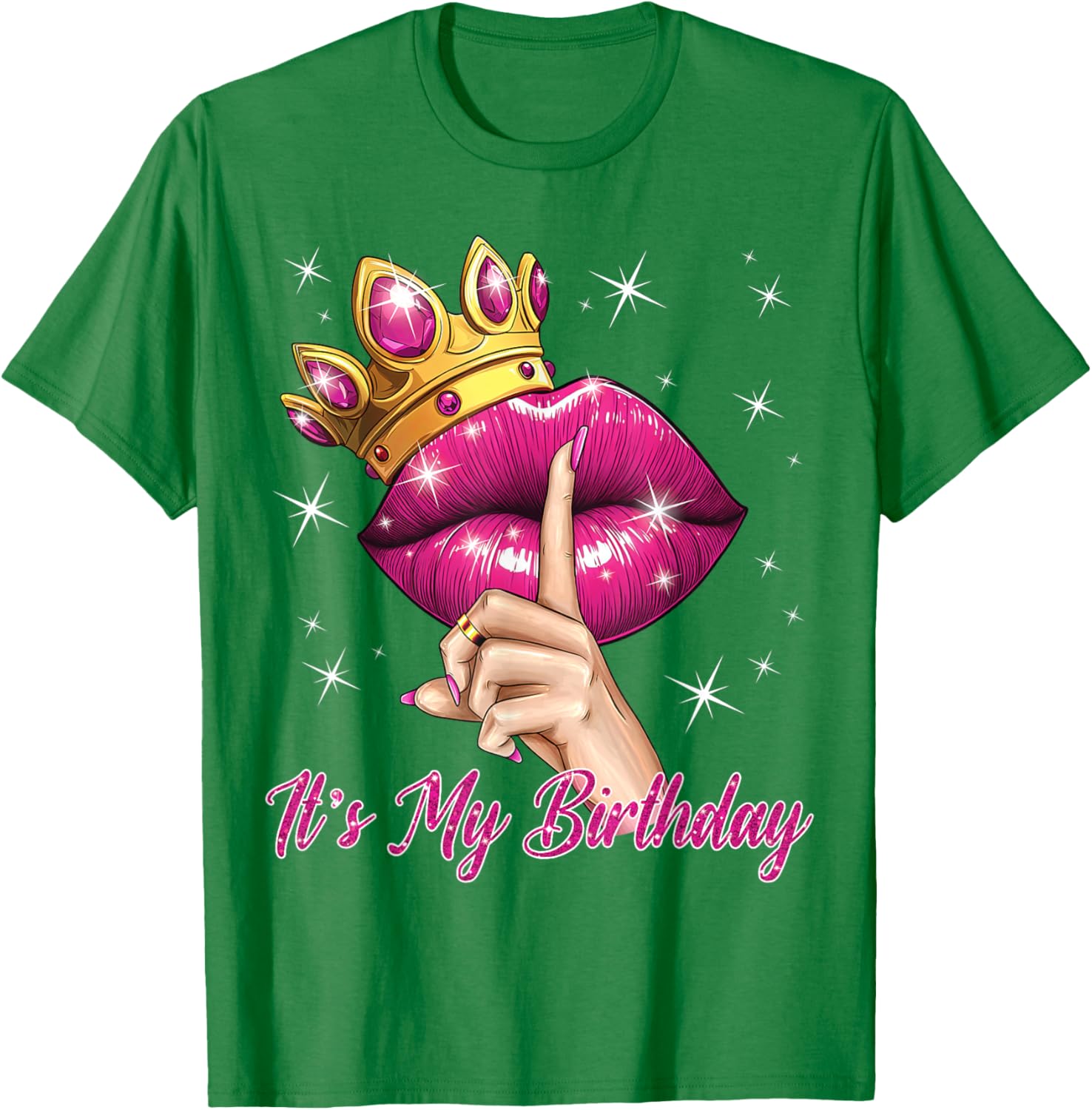 Queen Princess Birthday T-Shirt for Women Cute B-Day Party Gift - 4