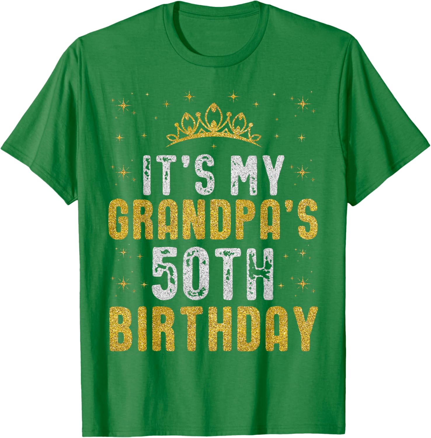 Happy Grandpa's 50th Birthday T-Shirt Retro Style 1975 Gift Idea - 2