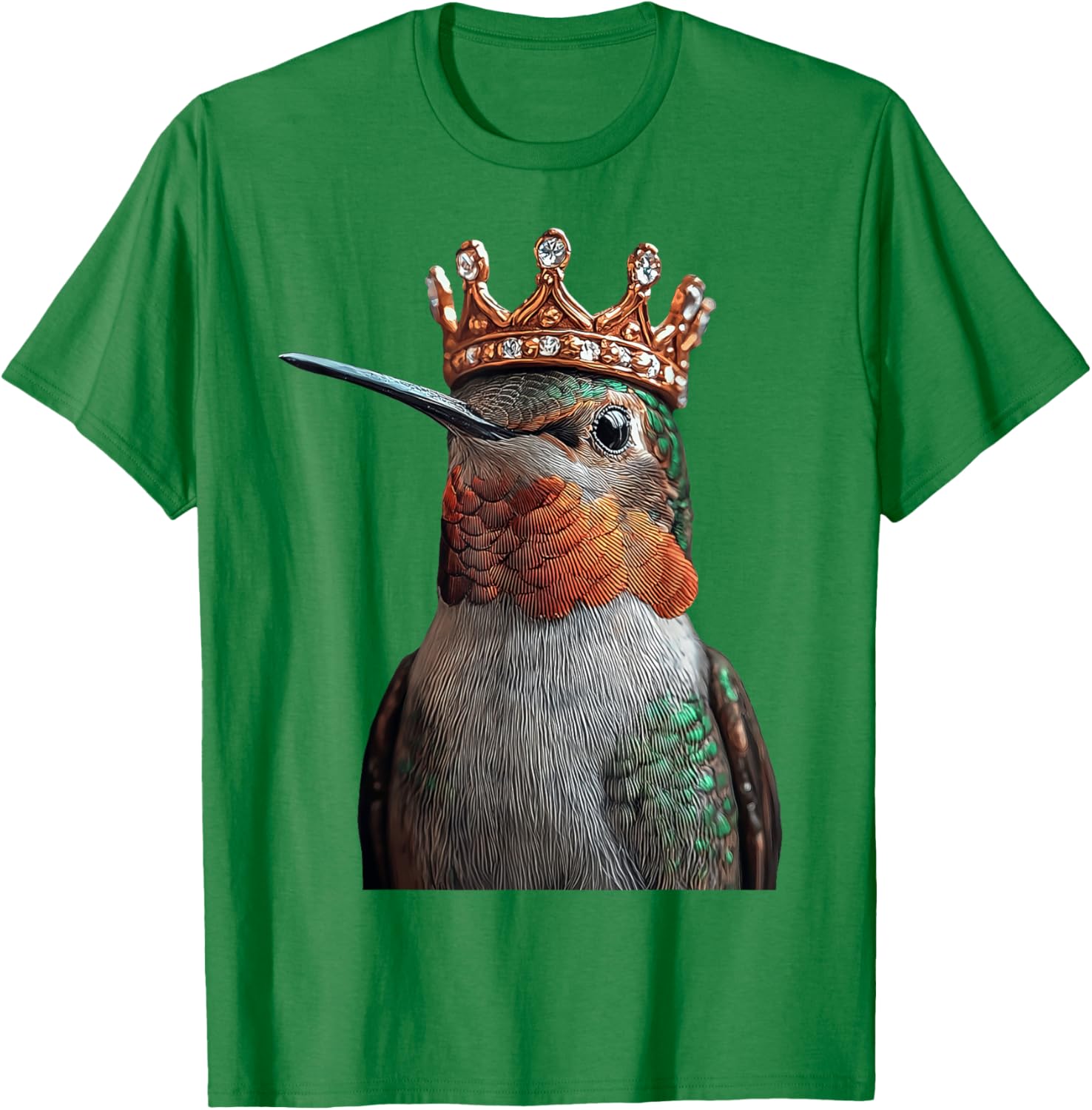 Hummingbird Crown T-Shirt for Nature Lovers - Stylish and Comfortable Design - 18