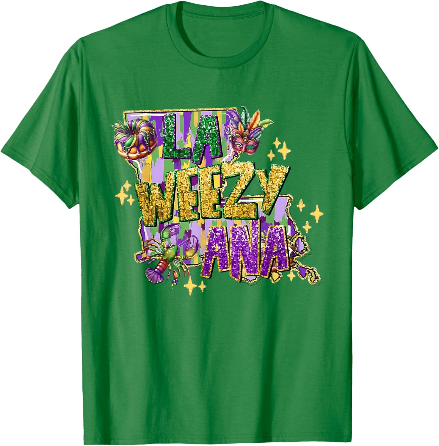 La Weezy Ana Mardi Gras T-Shirt for Fat Tuesday Celebrations - 19