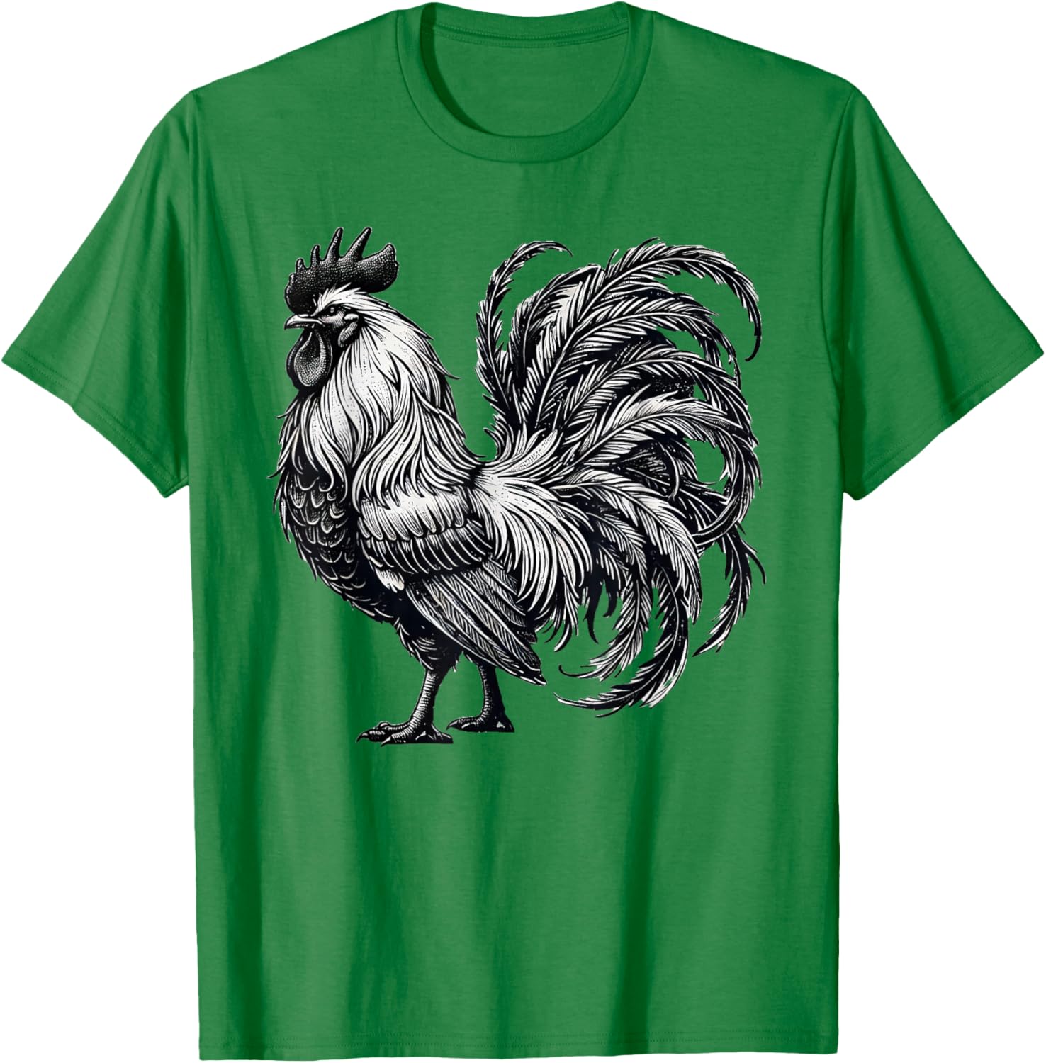 Rooster Chicken Art T-Shirt for Unique Style Lovers - 9
