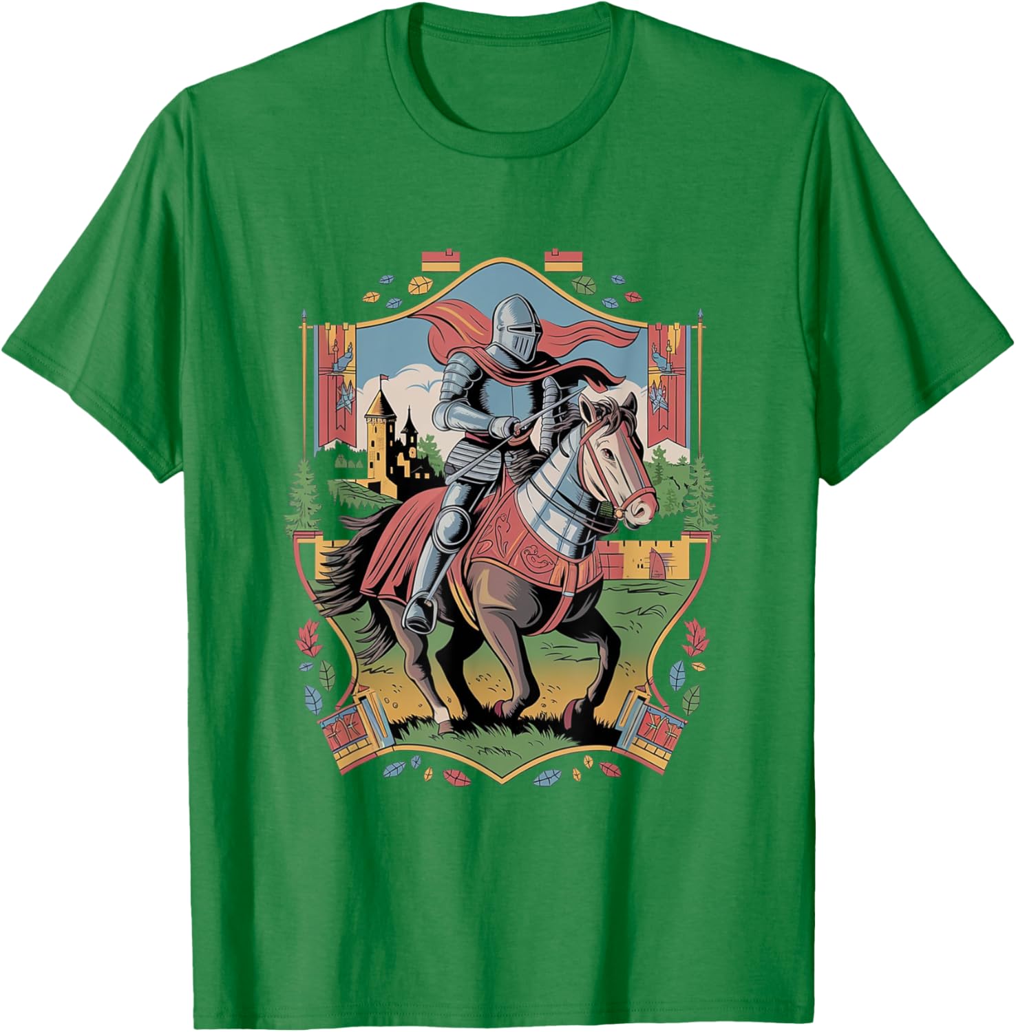 Medieval Jousting Knight T-Shirt for Renaissance Festival Fans - 17