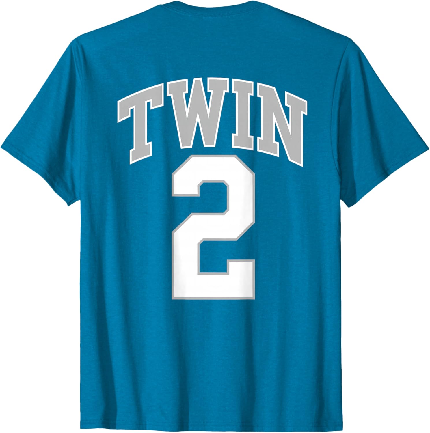 Matching Funny TWIN 1 and TWIN 2 Adult and Kids Jerseys T-Shirt Set - 13