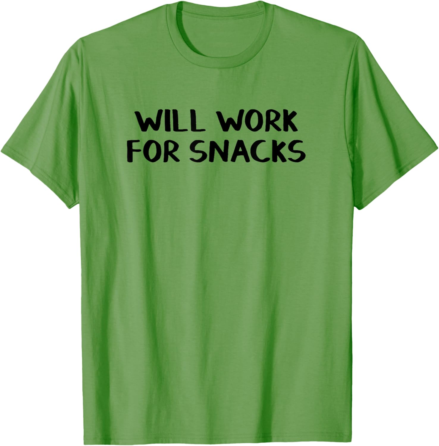 Will Work For Snacks T-Shirt Fun Graphic Tee for Food Lovers - 5