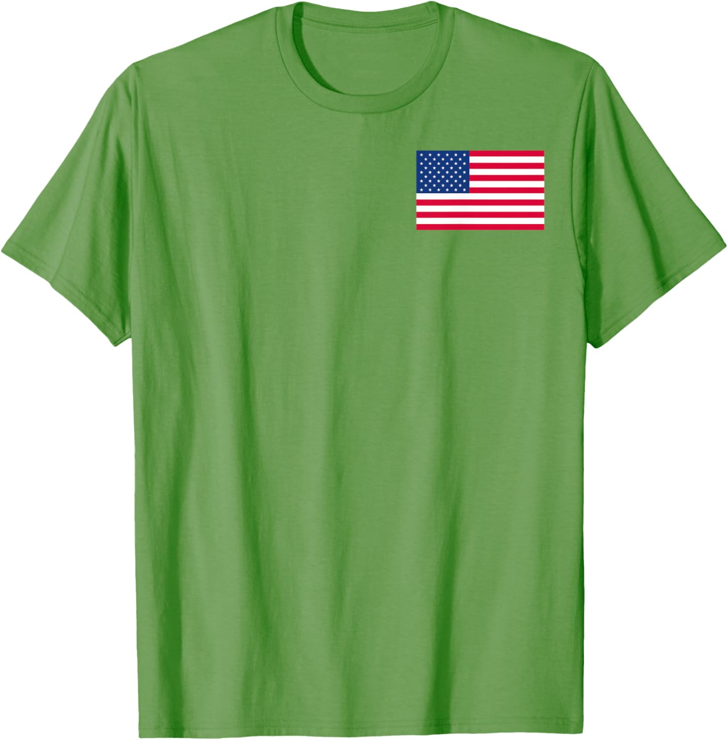 Patriotic American Flag Small Print T-Shirt for Casual Style Lovers - 23