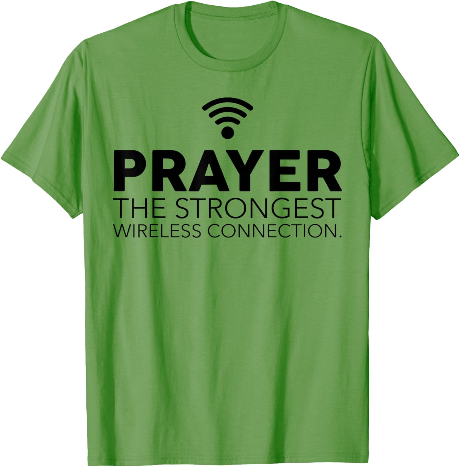 Prayer The Strongest Wireless Connection T-Shirt for Faith and Comfort - 2