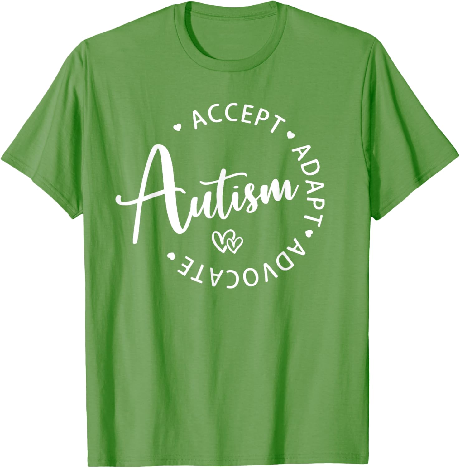 Autism Awareness T-Shirt for Kids - Accept Adapt Advocate Design - 3