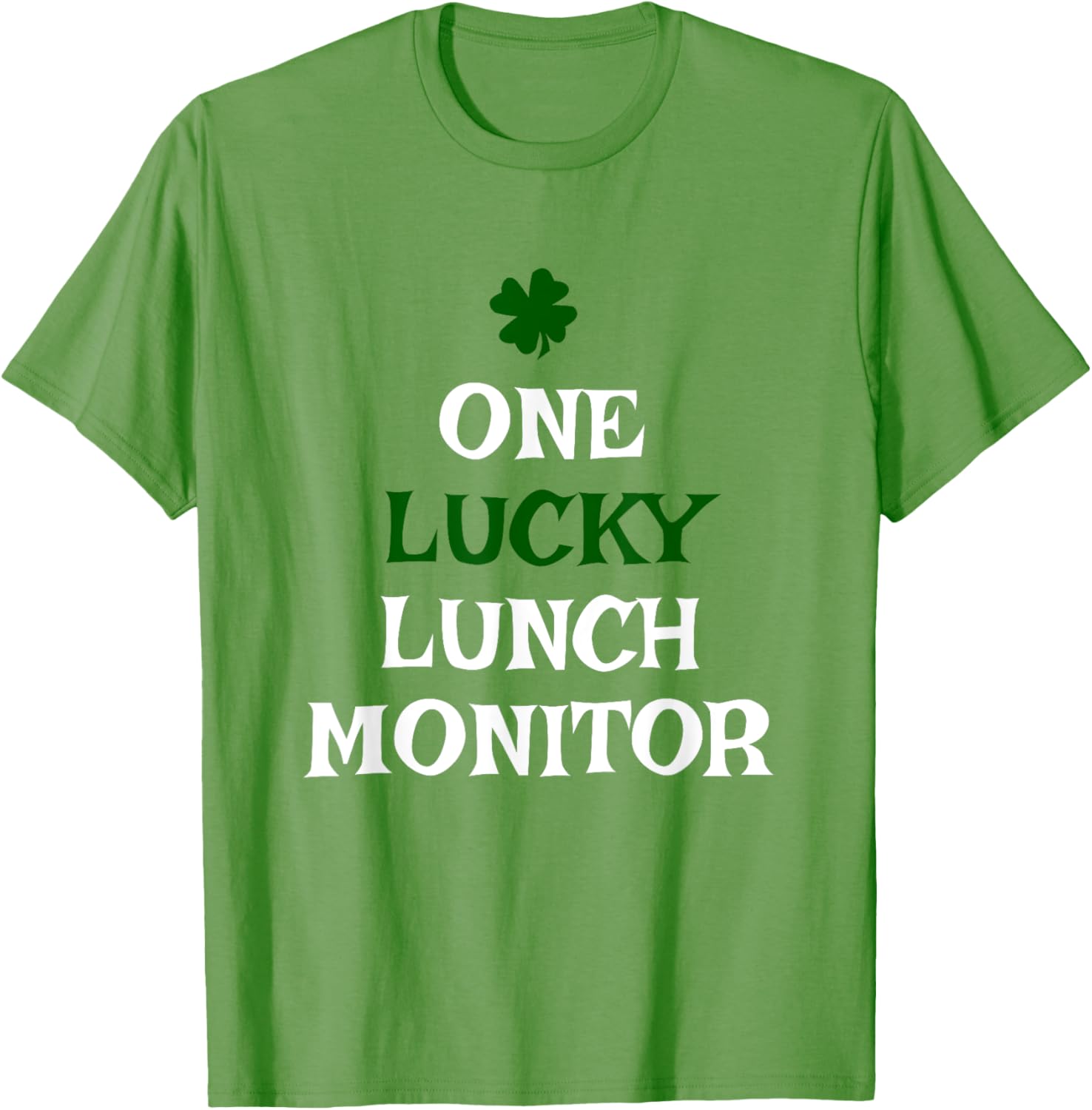 One Lucky Lunch Monitor St. Patrick's Day Irish T-Shirt for Kids - 1