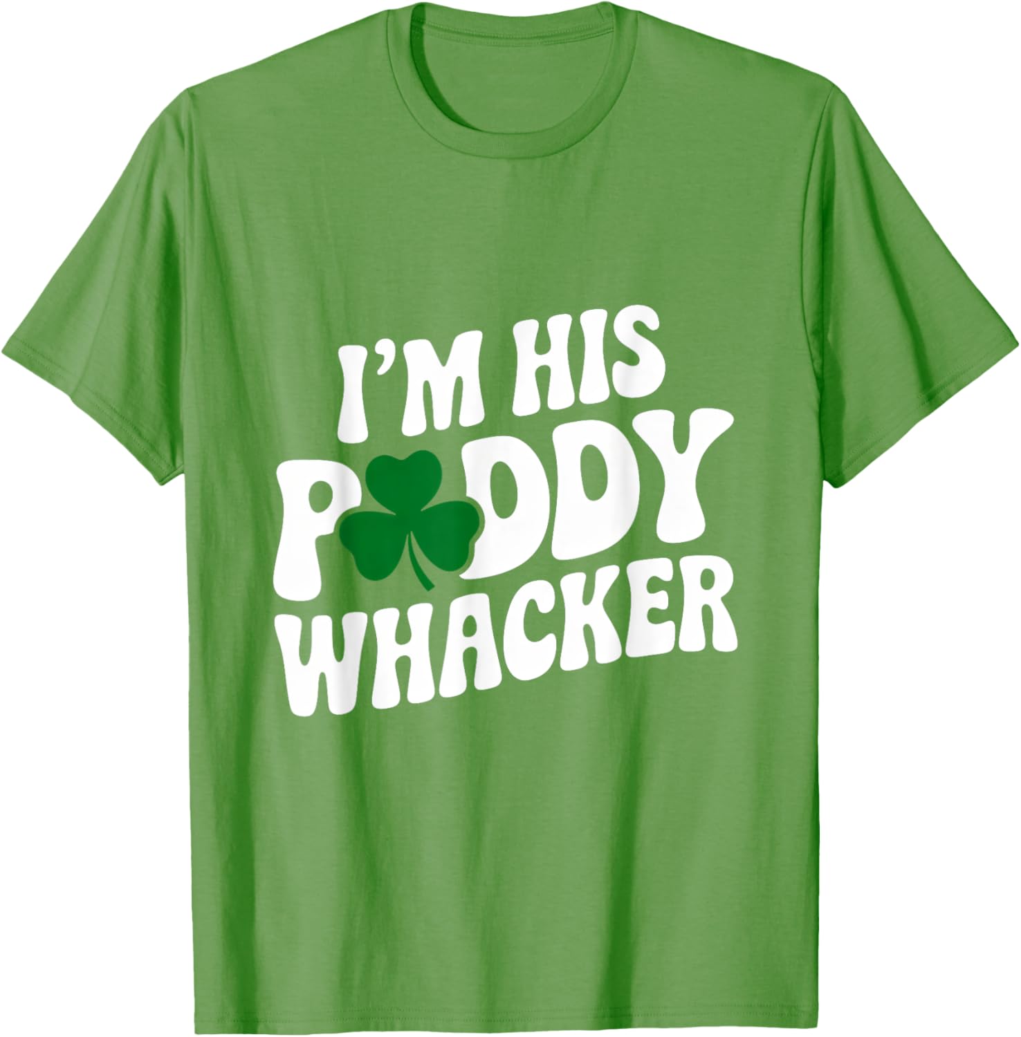 Groovy St Patrick's Day T-Shirt for Couples - I'm His Paddy Whacker - 12