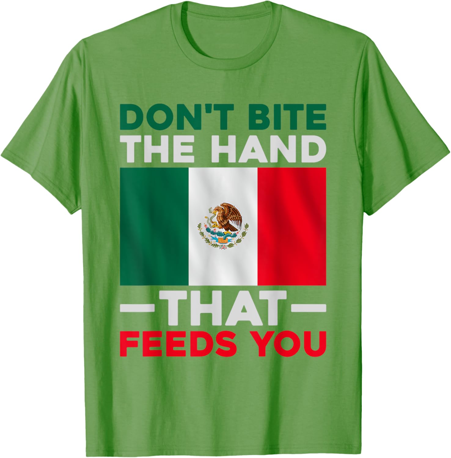 Don't Bite the Hand That Feeds You Immigration Ice Raids T-Shirt - 13