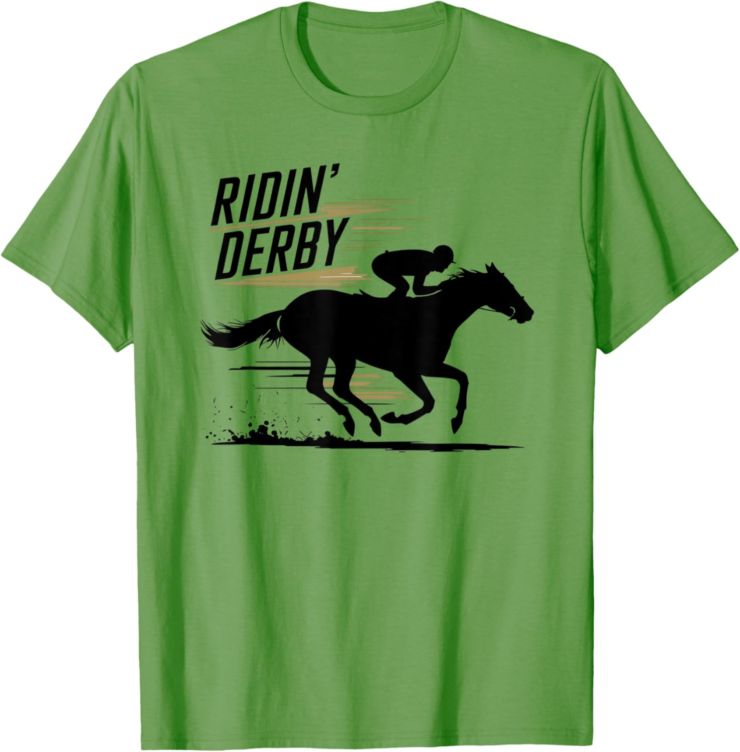 Ridin Derby Retro Horse Racing Fans Equestrian T-Shirt Fun Tee - 7