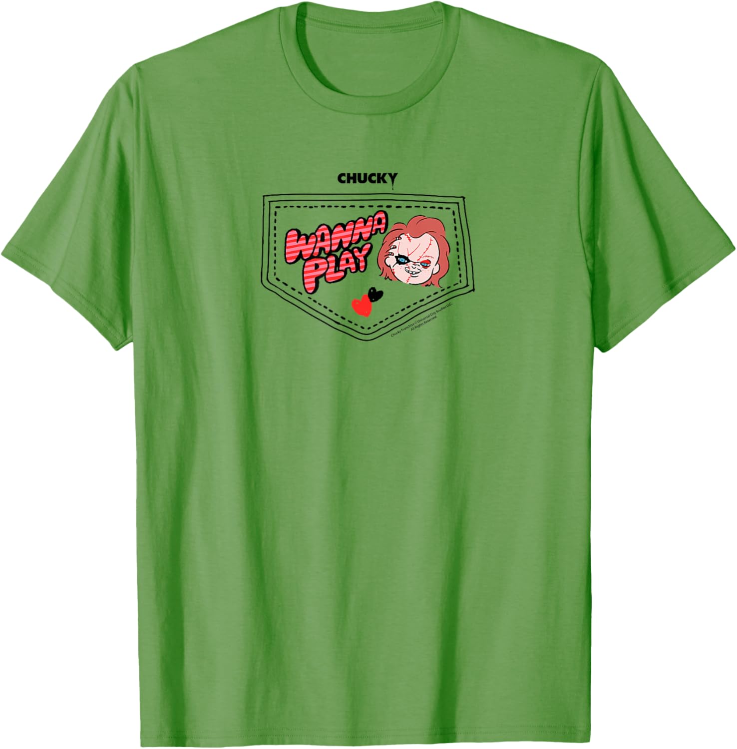 Chucky Wanna Play Faux Pocket T-Shirt for Trendy Kids' Fashion - 19