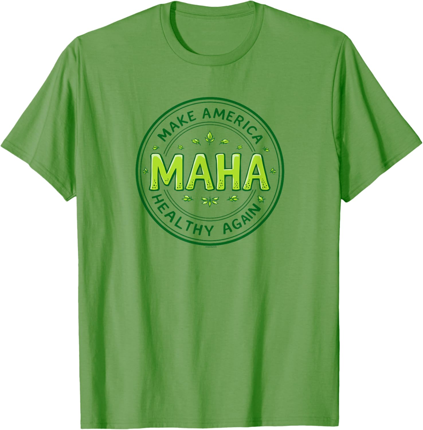 MAHA Make America Healthy Again Green Letters T-Shirt for Comfort and Style - 12