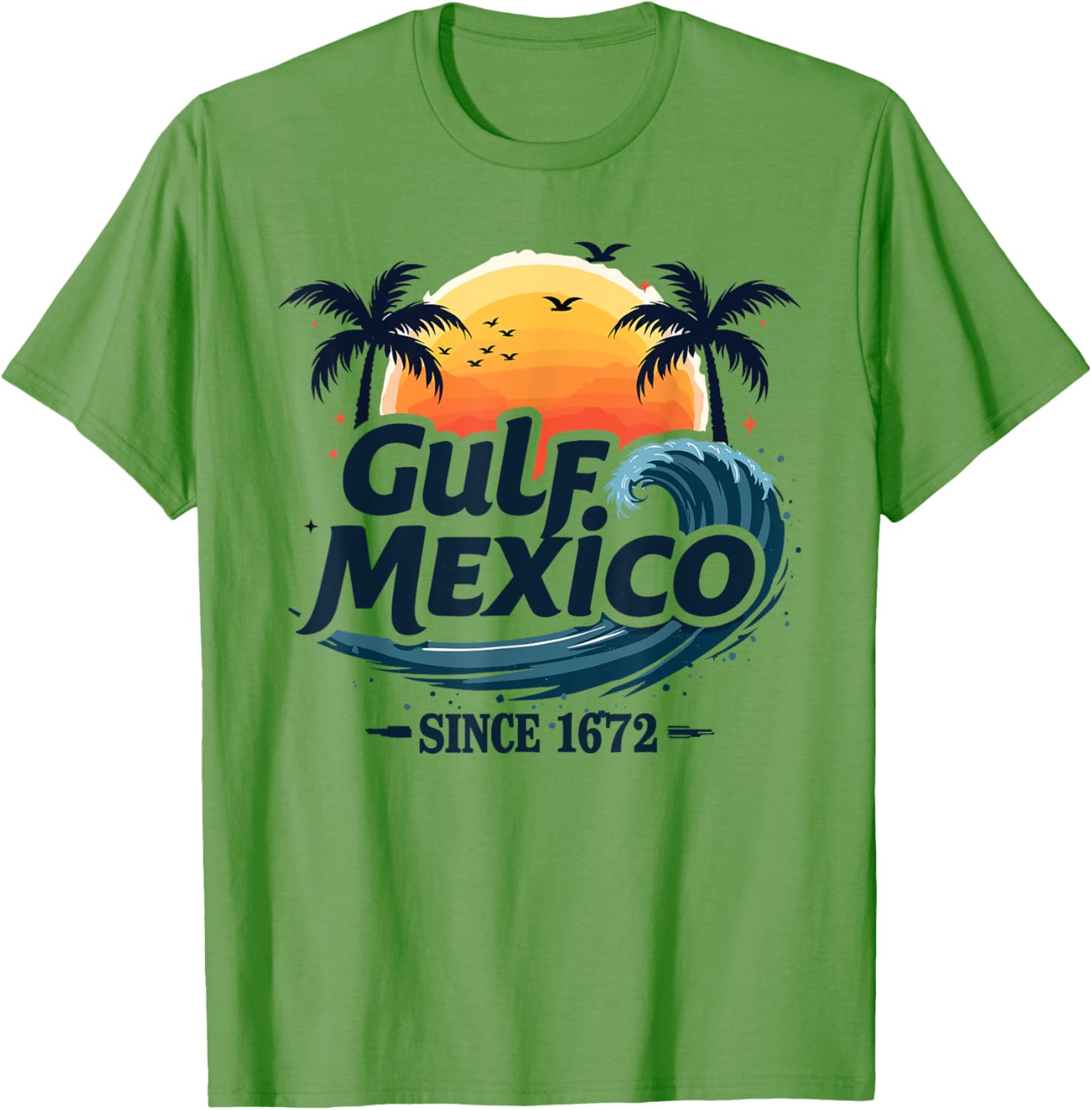 Gulf of Mexico Forever Chill T-Shirt for Comfortable Beach Vibes - 6