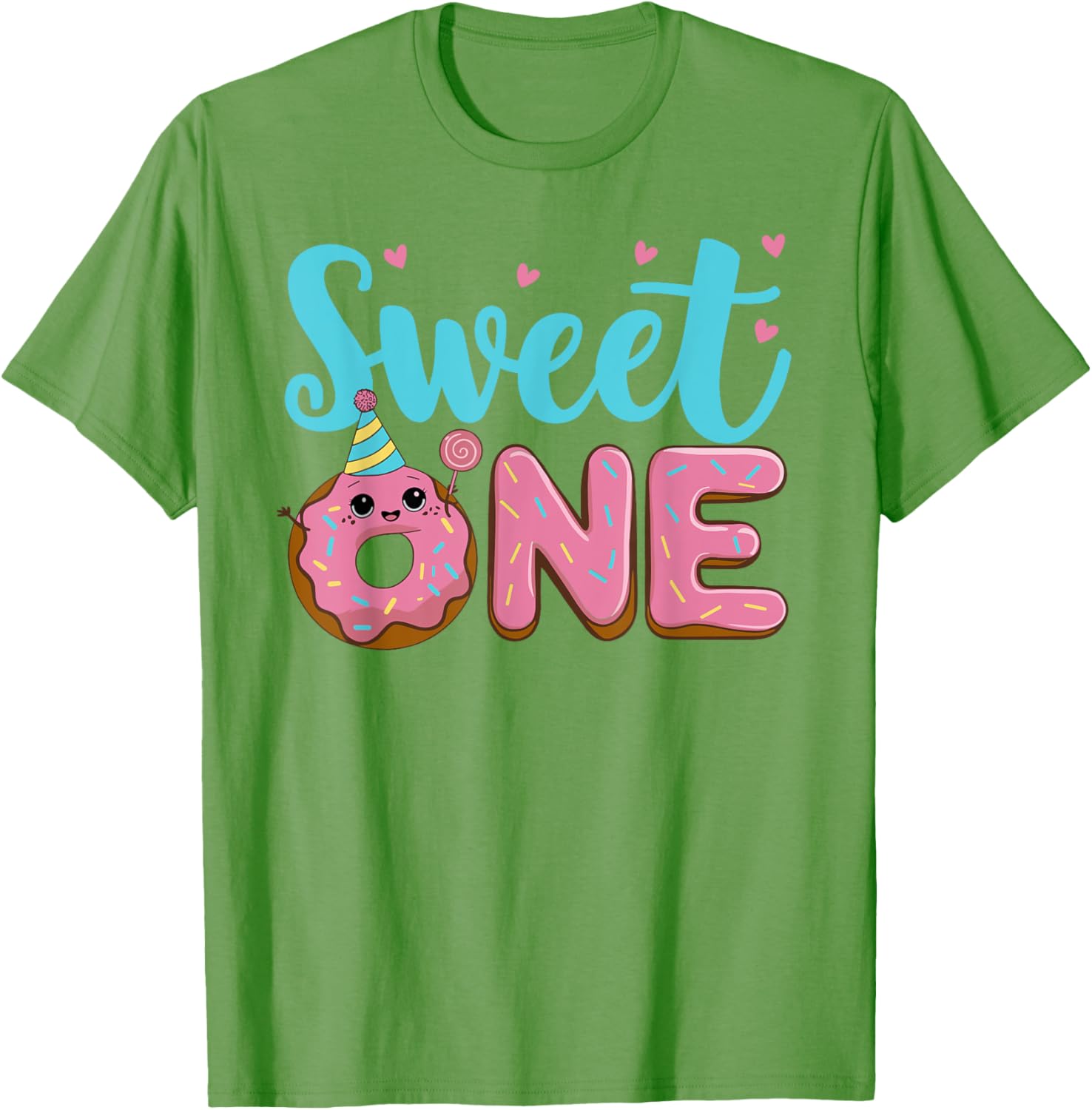 Adorable Donut Family Matching T-Shirt for 1st Birthday Girl Celebration - 3