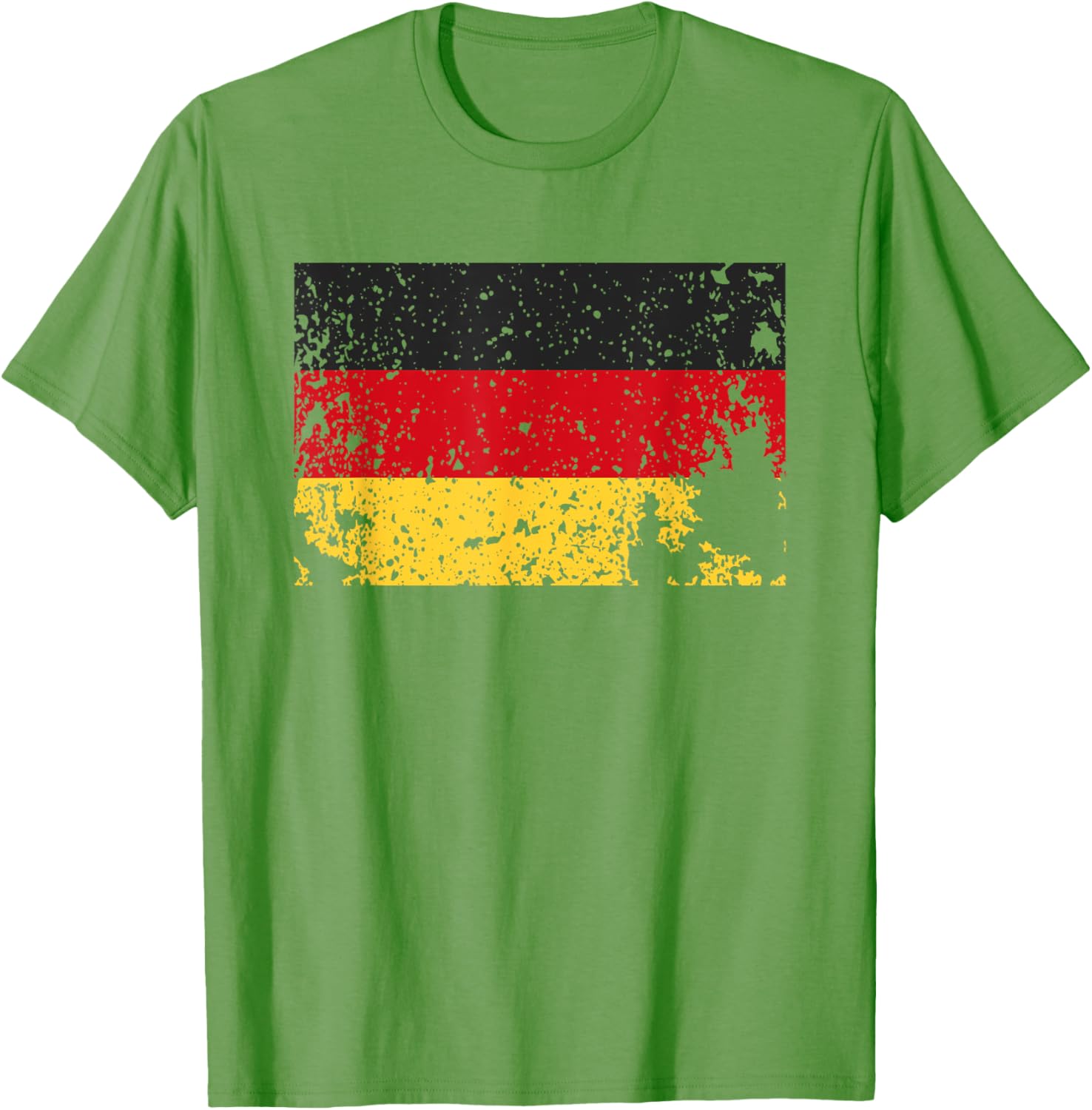 Retro Worn Germany Flag T-Shirt Grunge Distressed German Colors Style - 17