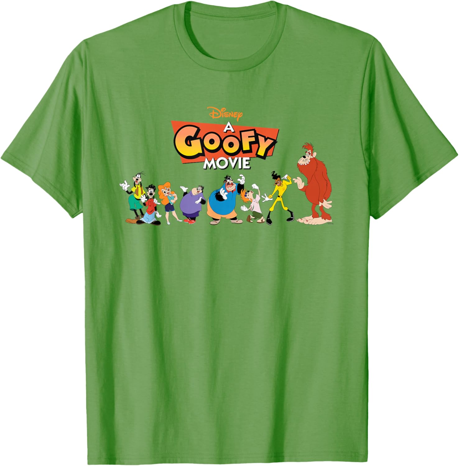 Disney A Goofy Movie 30th Anniversary Character Logo T-Shirt for Fans - 15