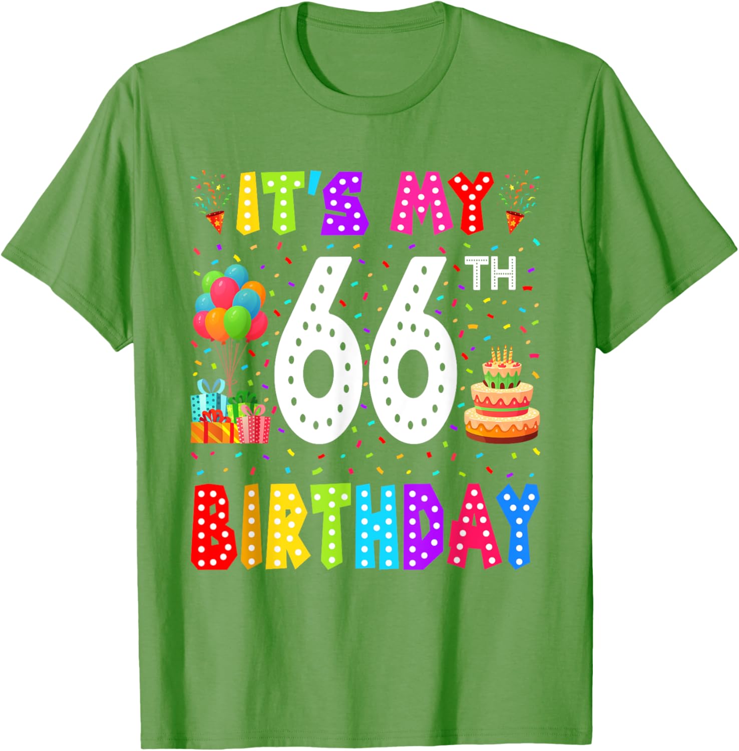 Funny 66th Birthday T-Shirt for Men and Women - Perfect Gift Idea - 27