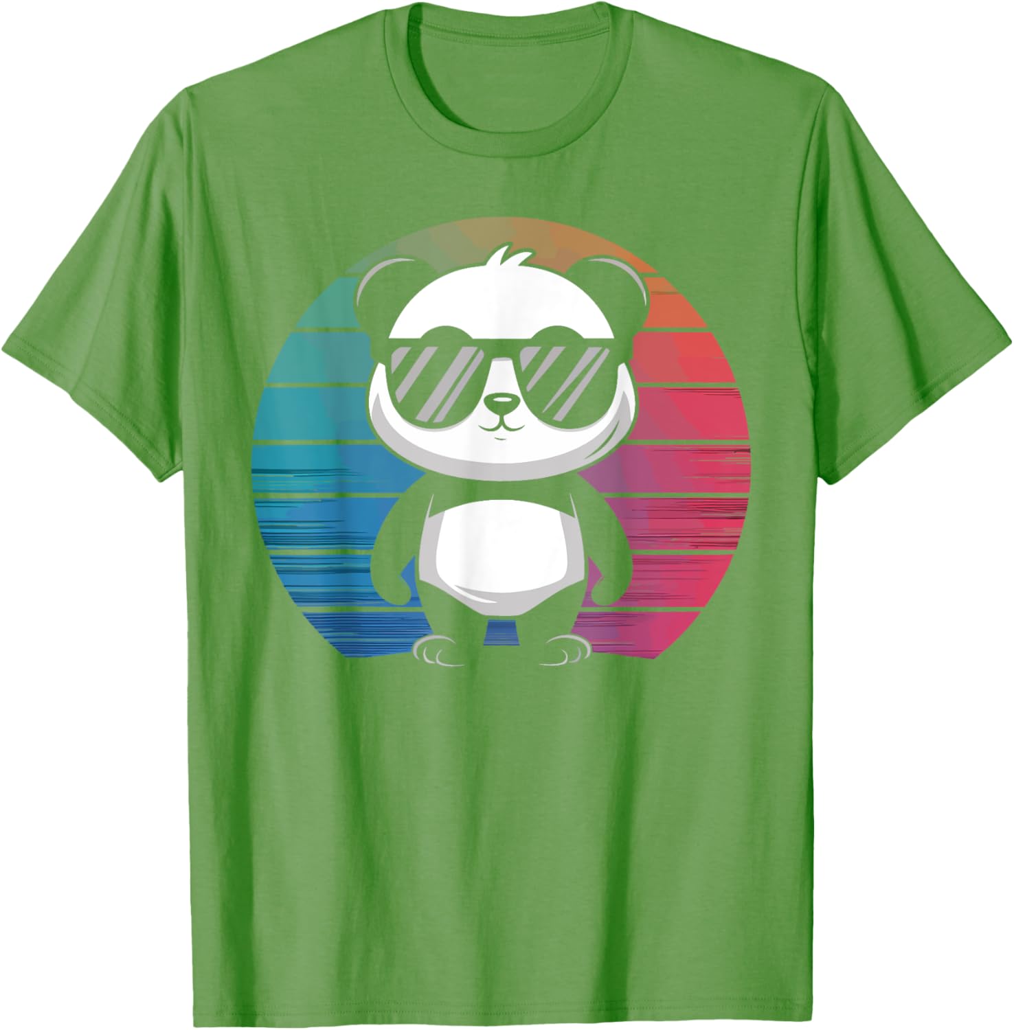 Retro Panda T-Shirt with Sunglasses for Chill Vibes and Fun Style - 4