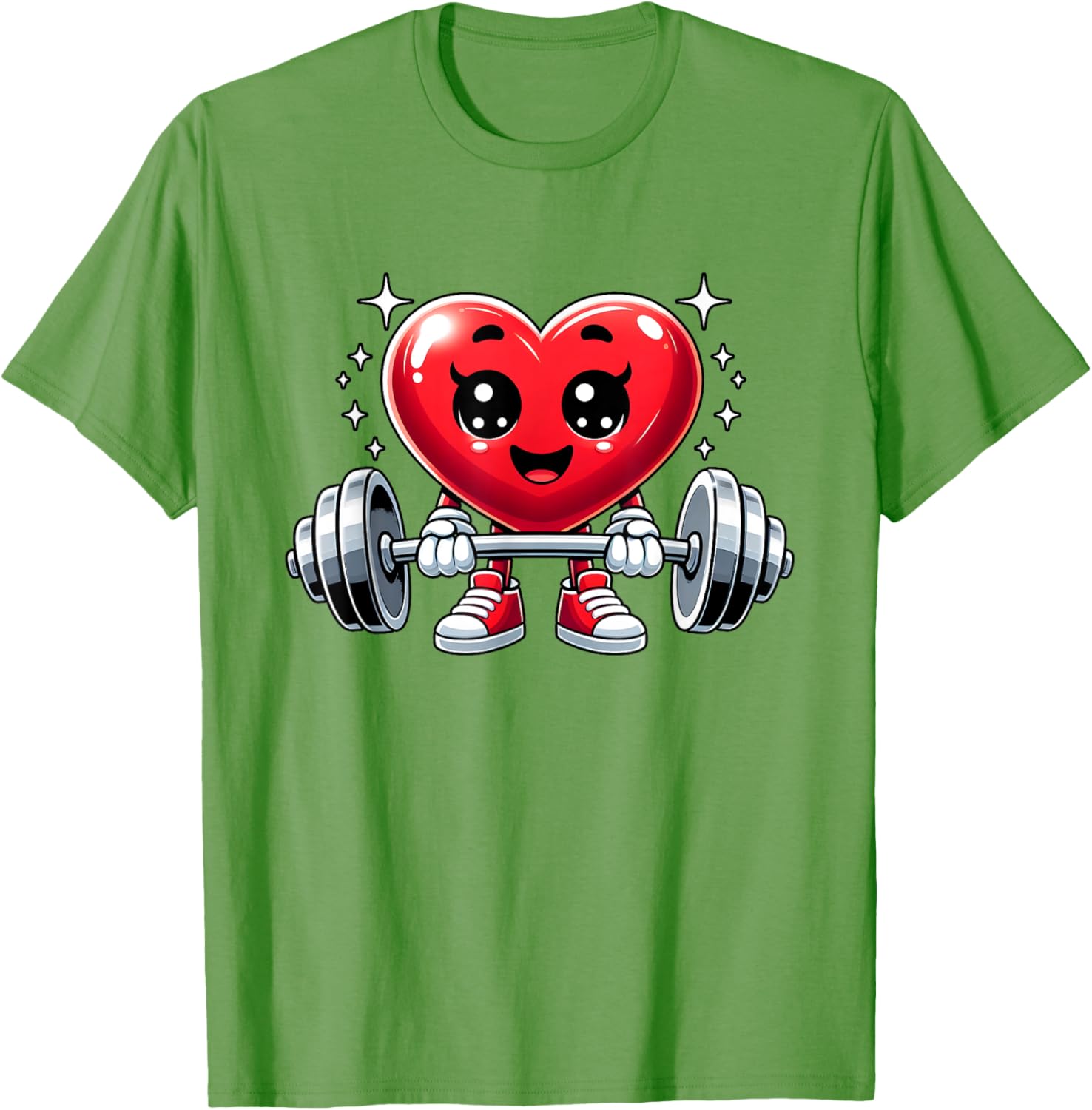 Funny Valentine's Day Heart Workout Fitness T-Shirt for Gym Lovers - 19