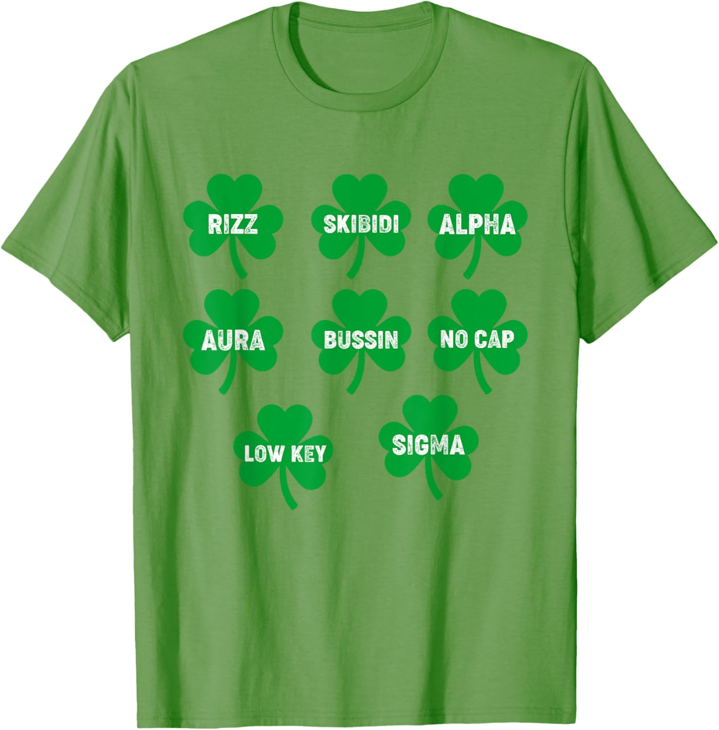 Funny Skibidi St. Patrick's Day Clover T-Shirt for Festive Celebration - 9