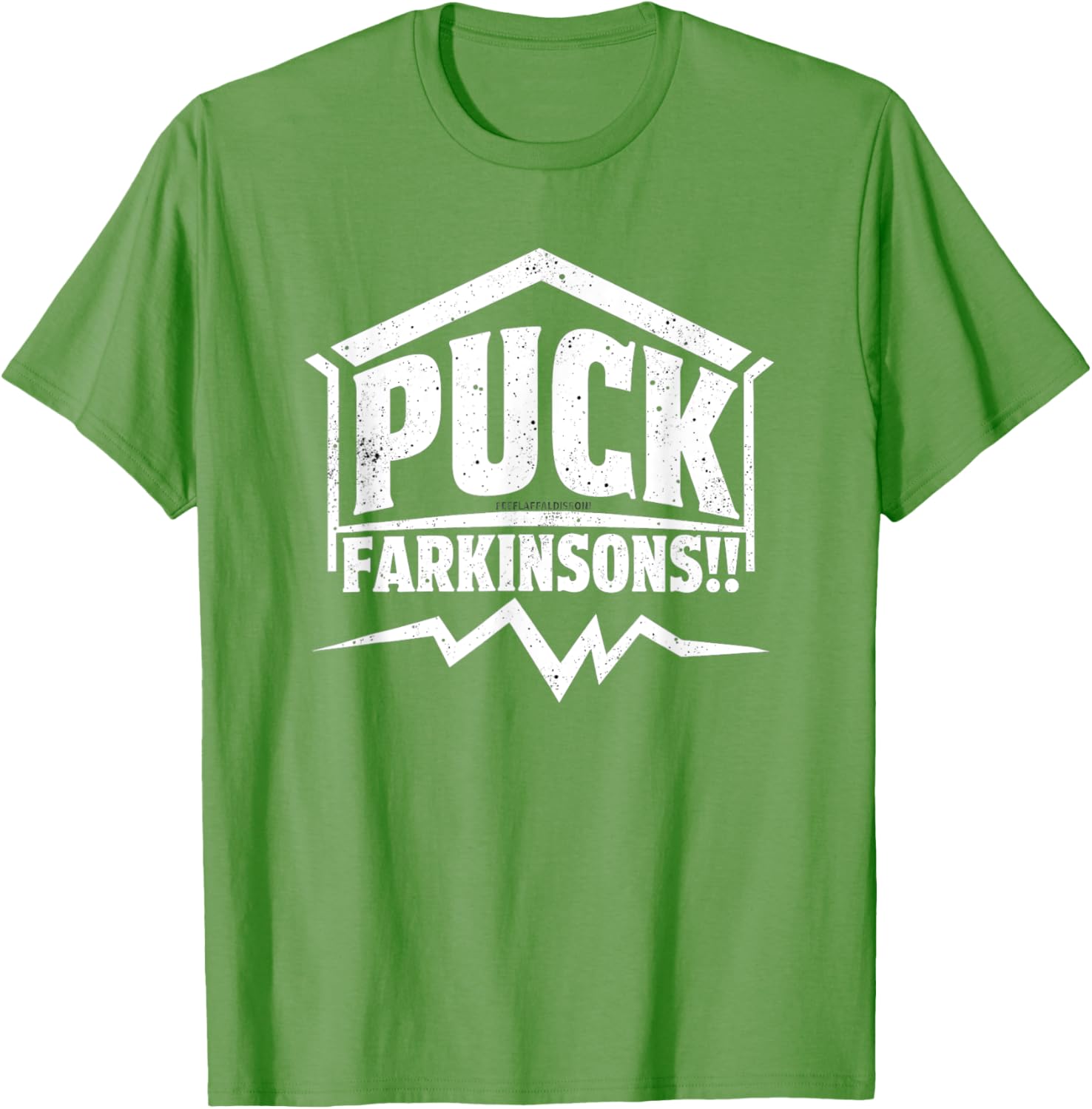 Humor Parkinson's Awareness Puck Farkinsons T-Shirt for Support and Style - 2