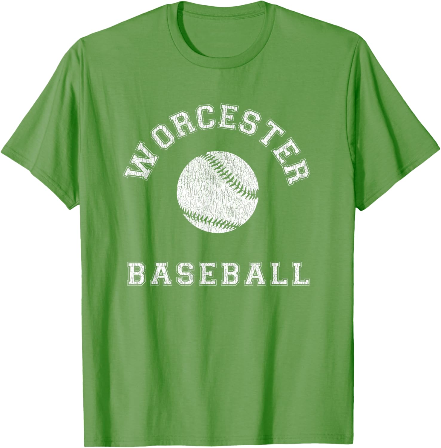 Worcester Baseball Distressed Retro Classic T-Shirt for Fans & Casual Wear - 6