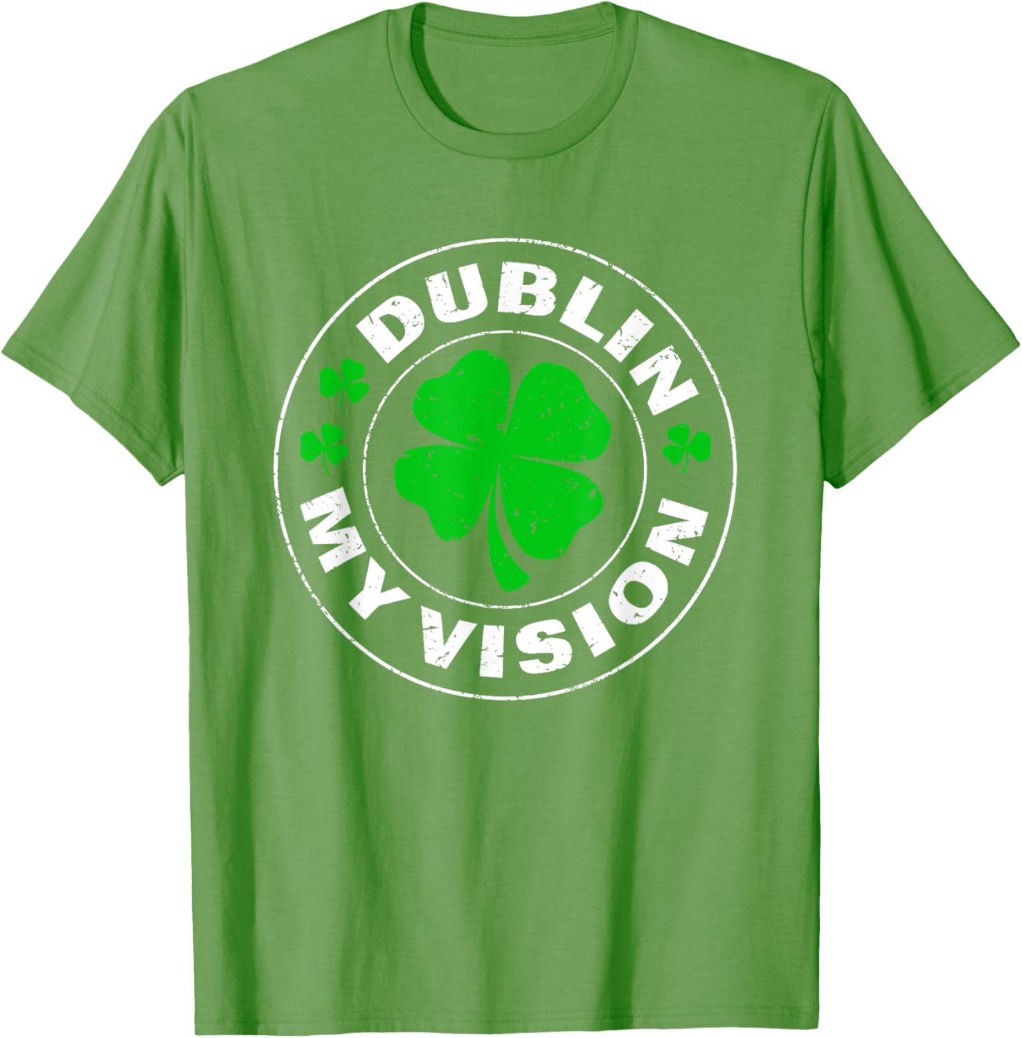 Dublin My Vision Funny St Patrick's Day Drunk Irish Festival T-Shirt - 8