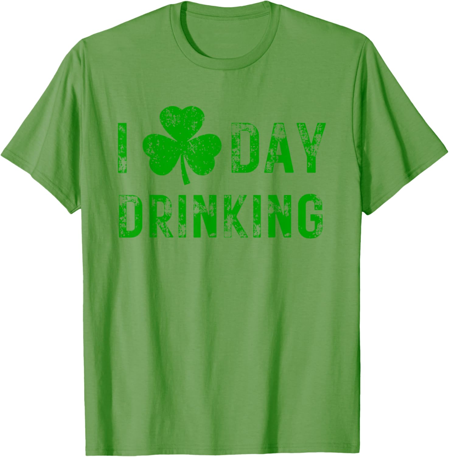 I Love Day Drinking Shamrock Heart St Paddy's Day T-Shirt for Fun Celebrations - 26