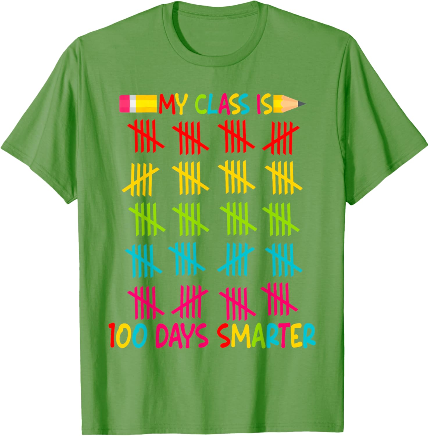100 Days Smarter Teacher T-Shirt for 100th Day of School Celebrations - 16