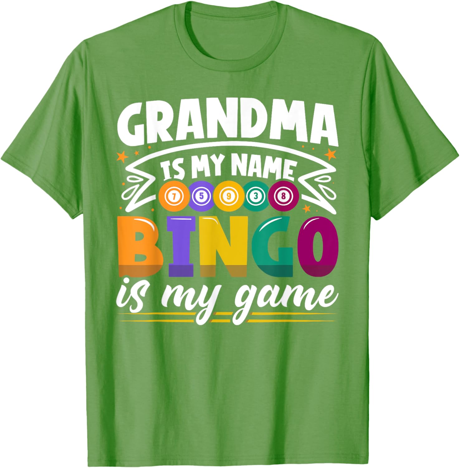 Funny Grandma Bingo Player T-Shirt for Bingo Lovers and Grandkids - 3