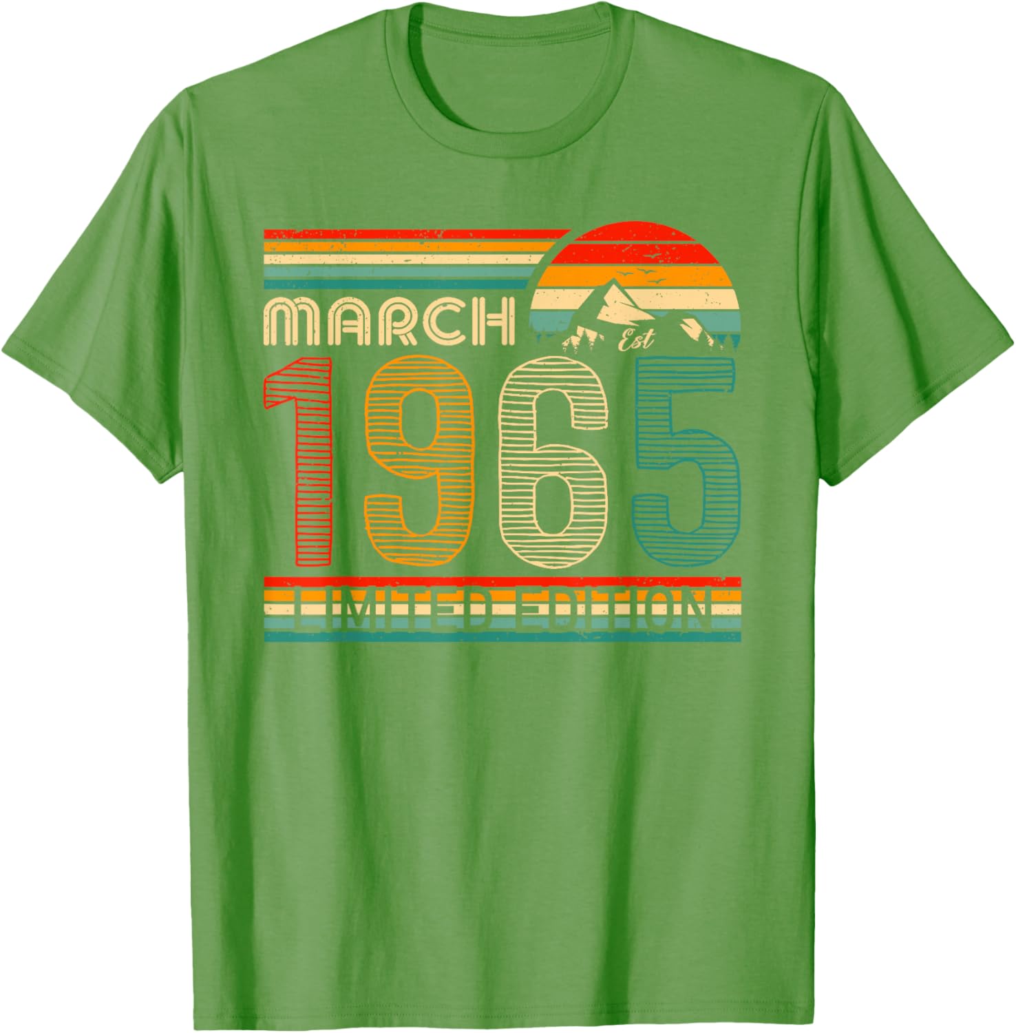 March 1965 Vintage Birthday T-Shirt Classic Design for Timeless Style - 15